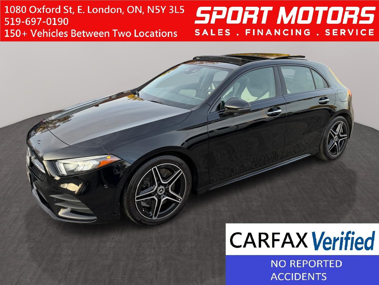 Used 2019 Mercedes-Benz A-Class A 250 4MATIC+360 CAM+Roof+2 Tone+CLEAN CARFAX for sale in London, ON