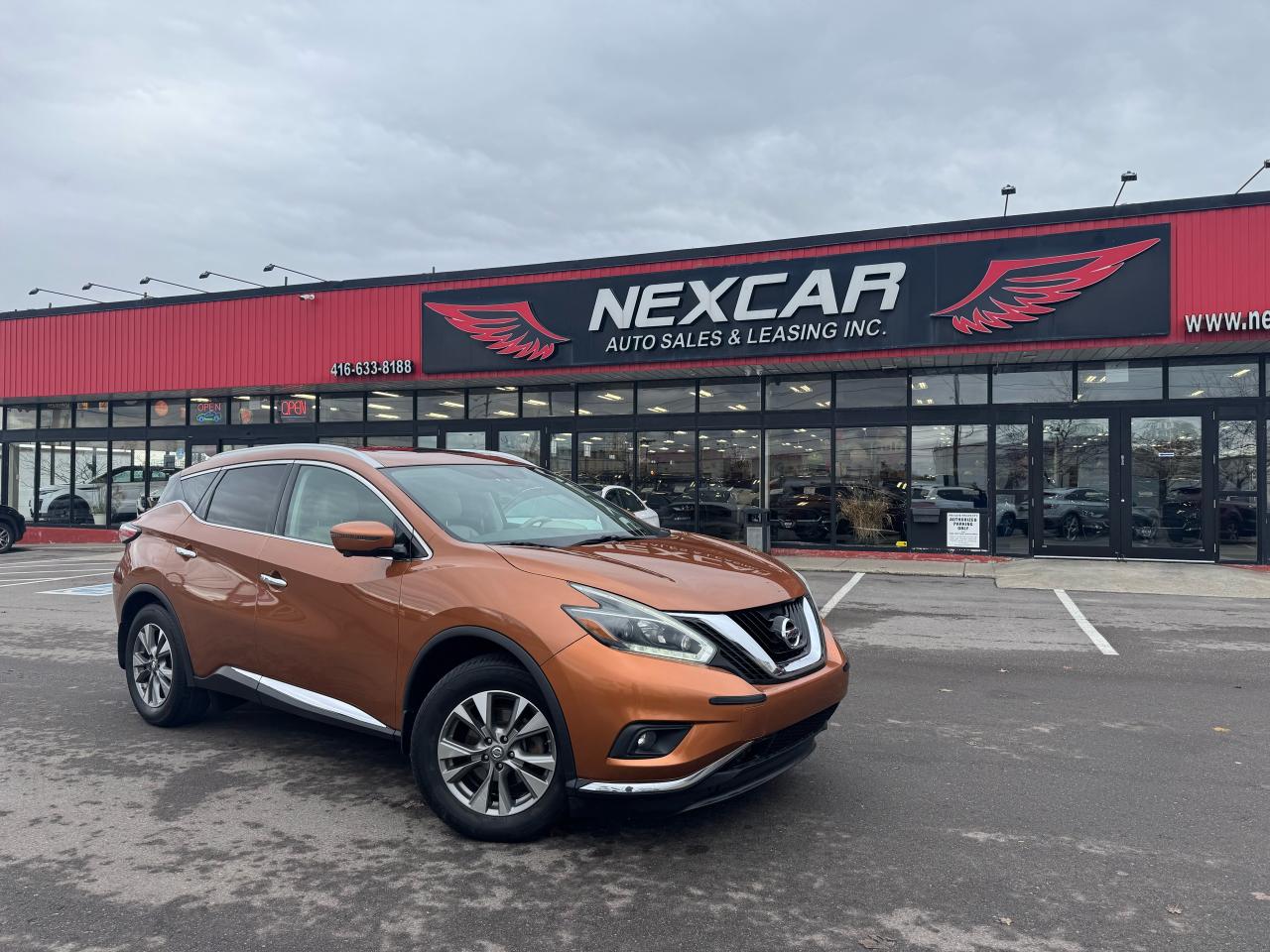 2018 Nissan Murano SL AWD LEATHER P/SUNROOF NAV CARPLAY B/SPOT CAMERA