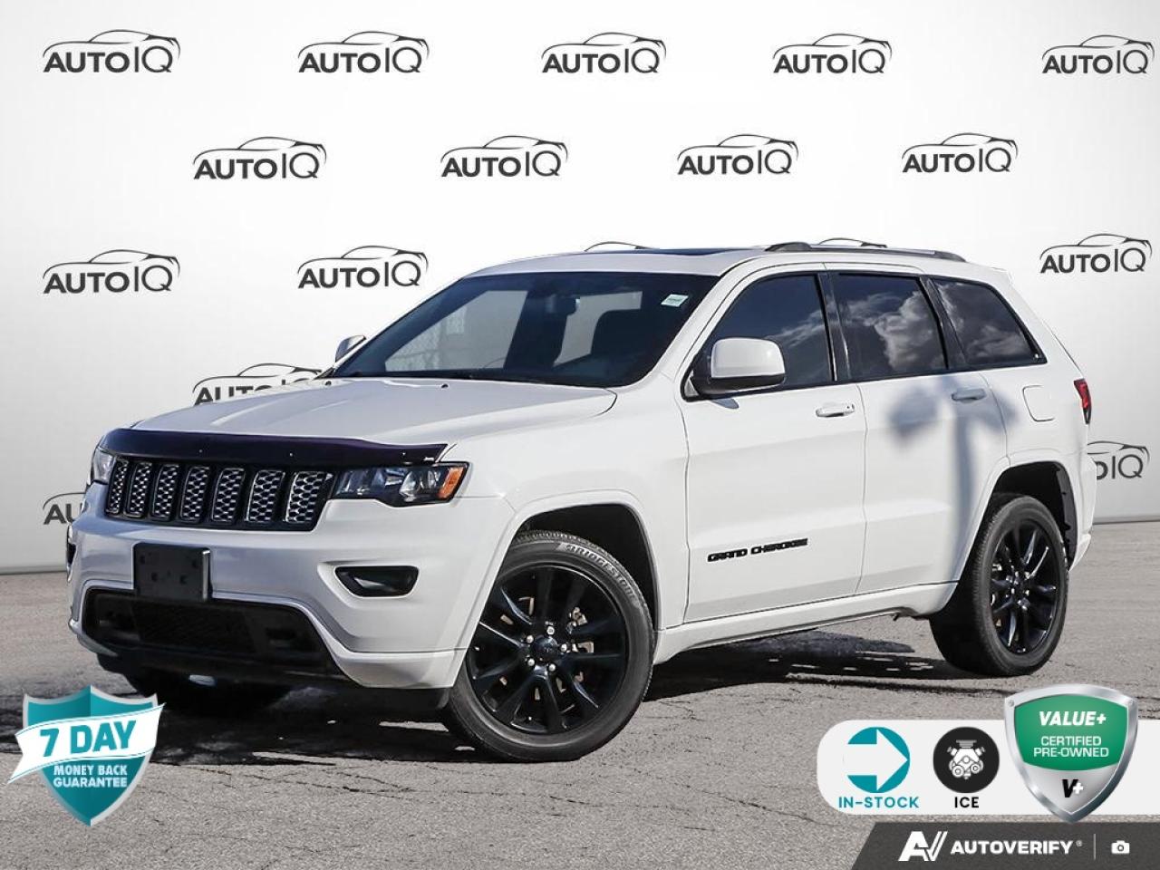 Recent Arrival!<br><br><br>| Remote Start, 4WD, 1-Year SiriusXM Guardian Trial, 4-Wheel Disc Brakes, 4G LTE Wi-Fi Hot Spot, 5-Year SiriusXM Traffic Subscription, 5-Year SXM Travel Link Subscription, 506 Watt Amplifier, 8.4 Touchscreen, 9 Alpine Speakers w/Subwoofer, ABS brakes, Accent/Body Colour Front Fascia, Active Noise Control System, Air Conditioning, All-Weather Capability Group, Altitude Grille, Apple CarPlay Capable, Auto-Dimming Rear-View Mirror, Automatic temperature control, Black Rear Fascia Step Pad, Body Colour Fascia, Body Colour Shark Fin Antenna, Bright Exhaust Tip, Centre Console 115V Auxiliary Power Outlet, Dark Finish Headlamp Bezel, Dark Lens Taillamps, Delete Laredo Badge, Disassociated Touchscreen Display, Dual front impact airbags, For Details Visit DriveUconnect.ca, Front Bucket Seats, Front dual zone A/C, Front Heated Seats, Fully automatic headlights, Gloss Black Jeep Badging, Gloss Black Rear Fascia Applique, Google Android Auto, GPS Antenna Input, GPS Navigation, Hands-Free Communication w/Bluetooth, HD Radio, Heated door mirrors, Hill Descent Control, Instrument Cluster w/Off-Road Disp. Pages, Integrated Centre Stack Radio, Leather-Faced w/Perforated Suede Seats, MOPAR Cargo Area Liner, MOPAR Slush Mats, ParkView Rear Back-Up Camera, Power door mirrors, Power driver seat, Power Liftgate, Power steering, Power Sunroof, Power windows, Quadra-Trac II 4X4 System, Quick Order Package 2BZ Altitude, Radio: Uconnect 4C Nav w/8.4 Display, Rear Accent/Body Colour Fascia, Rear window defroster, Rear window wiper, Remote keyless entry, Security Alarm, Selec-Terrain System, SiriusXM Satellite Radio, SiriusXM Traffic, SiriusXM Travel Link, Speed control, Steering wheel mounted audio controls, Tow Hooks, Traction control, Universal Garage Door Opener, USB Mobile Projection, Variably intermittent wipers, Wheels: 20 x 8.0 Gloss Black Aluminum.<br><br>Bright White Clearcoat<br>2020 Jeep Grand Cherokee Altitude<br>4D Sport Utility<br>Pentastar 3.6L V6 VVT 8-Speed Automatic<br>4WD<p></p>

<h4>VALUE+ CERTIFIED PRE-OWNED VEHICLE</h4>

<p>36-point Provincial Safety Inspection<br />
172-point inspection combined mechanical, aesthetic, functional inspection including a vehicle report card<br />
Warranty: 30 Days or 1500 KMS on mechanical safety-related items and extended plans are available<br />
Complimentary CARFAX Vehicle History Report<br />
2X Provincial safety standard for tire tread depth<br />
2X Provincial safety standard for brake pad thickness<br />
7 Day Money Back Guarantee*<br />
Market Value Report provided<br />
Complimentary 3 months SIRIUS XM satellite radio subscription on equipped vehicles<br />
Complimentary wash and vacuum<br />
Vehicle scanned for open recall notifications from manufacturer</p>

<p>SPECIAL NOTE: This vehicle is reserved for AutoIQs retail customers only. Please, No dealer calls. Errors & omissions excepted.</p>

<p>*As-traded, specialty or high-performance vehicles are excluded from the 7-Day Money Back Guarantee Program (including, but not limited to Ford Shelby, Ford mustang GT, Ford Raptor, Chevrolet Corvette, Camaro 2SS, Camaro ZL1, V-Series Cadillac, Dodge/Jeep SRT, Hyundai N Line, all electric models)</p>
