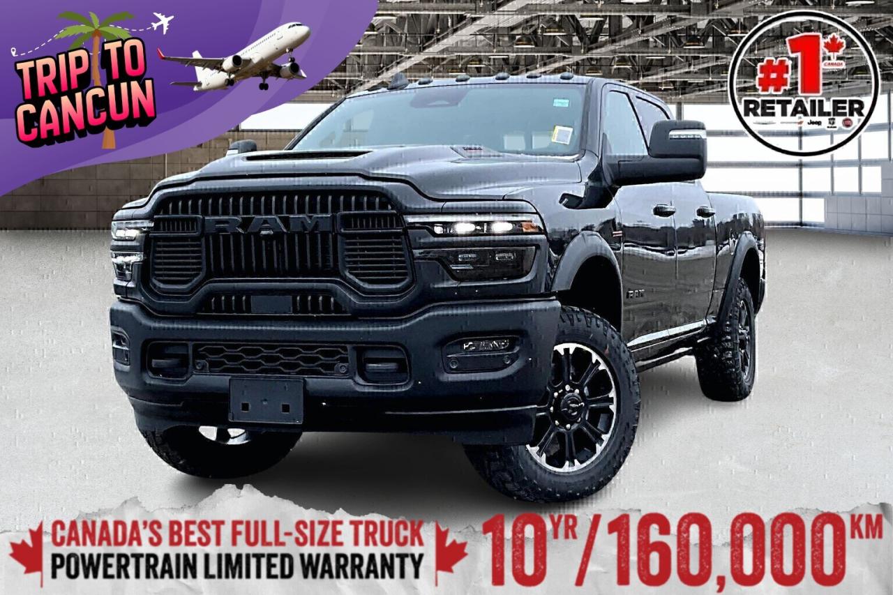 Get a Roundtrip Airfare and 3 Night Accommodation included for Two (2) people with ANY New Car Purchase at Advertised Price*Canadas best full-size truck powertrain limited warranty is based on years and kilometer coverage offered and the latest available competitive information for 2026 model year full-size trucks (excluding BEVs). The new Limited Powertrain Warranty of 10 year/160,000-kilometre (whichever occurs first) is available exclusively to retail customers who purchase or lease any of the following new and previously unregistered 2026 Ram vehicles from an authorized Ram dealership in Canada: Ram 1500 (including RHO), Ram 2500, Ram 3500, Ram Cab Chassis, and ProMaster Van (excluding full battery electric vehicles). The warranty is not available to fleet customers and, except as otherwise required by applicable law (including, but not limited, for individuals residing in Quebec, Nova Scotia and Saskatchewan), is non-transferable and applies only to the original retail purchaser or lessee.Canadas best full-size truck powertrain limited warranty is based on years and kilometer coverage offered and the latest available competitive information for 2026 model year full-size trucks (excluding BEVs). The new Limited Powertrain Warranty of 10 year/160,000-kilometre (whichever occurs first) is available exclusively to retail customers who purchase or lease any of the following new and previously unregistered 2026 Ram vehicles from an authorized Ram dealership in Canada: Ram 1500 (including RHO), Ram 2500, Ram 3500, Ram Cab Chassis, and ProMaster Van (excluding full battery electric vehicles). The warranty is not available to fleet customers and, except as otherwise required by applicable law (including, but not limited, for individuals residing in Quebec, Nova Scotia and Saskatchewan), is non-transferable and applies only to the original retail purchaser or lessee.Canadas best full-size truck powertrain limited warranty is based on years and kilometer coverage offered and the latest available competitive information for 2026 model year full-size trucks (excluding BEVs). The new Limited Powertrain Warranty of 10 year/160,000-kilometre (whichever occurs first) is available exclusively to retail customers who purchase or lease any of the following new and previously unregistered 2026 Ram vehicles from an authorized Ram dealership in Canada: Ram 1500 (including RHO), Ram 2500, Ram 3500, Ram Cab Chassis, and ProMaster Van (excluding full battery electric vehicles). The warranty is not available to fleet customers and, except as otherwise required by applicable law (including, but not limited, for individuals residing in Quebec, Nova Scotia and Saskatchewan), is non-transferable and applies only to the original retail purchaser or lessee.&ldquo;Canada&rsquo;s best full-size truck powertrain limited warranty&rdquo; is based on years and kilometer coverage offered and the latest available competitive information for 2026 model year full-size trucks (excluding BEVs). The new Limited Powertrain Warranty of 10 year/160,000-kilometre (whichever occurs first) is available exclusively to retail customers who purchase or lease any of the following new and previously unregistered 2026 Ram vehicles from an authorized Ram dealership in Canada: Ram 1500 (including RHO), Ram 2500, Ram 3500, Ram Cab Chassis, and ProMaster Van (excluding full battery electric vehicles). The warranty is not available to fleet customers and, except as otherwise required by applicable law (including, but not limited, for individuals residing in Quebec, Nova Scotia and Saskatchewan), is non-transferable and applies only to the original retail purchaser or lessee.