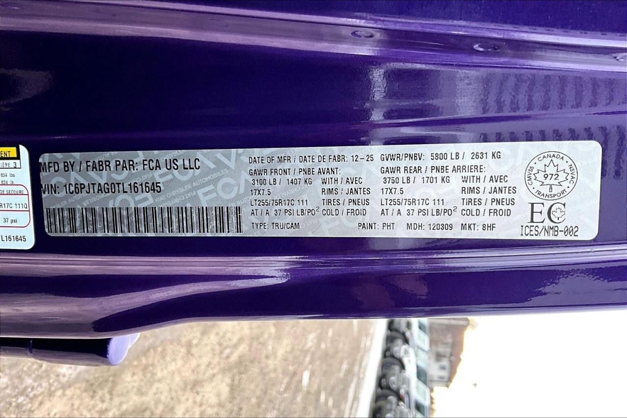 2026 Jeep Gladiator WILLYS 4X4 | Purple Reign | Hardtop | Safety Grp Photo