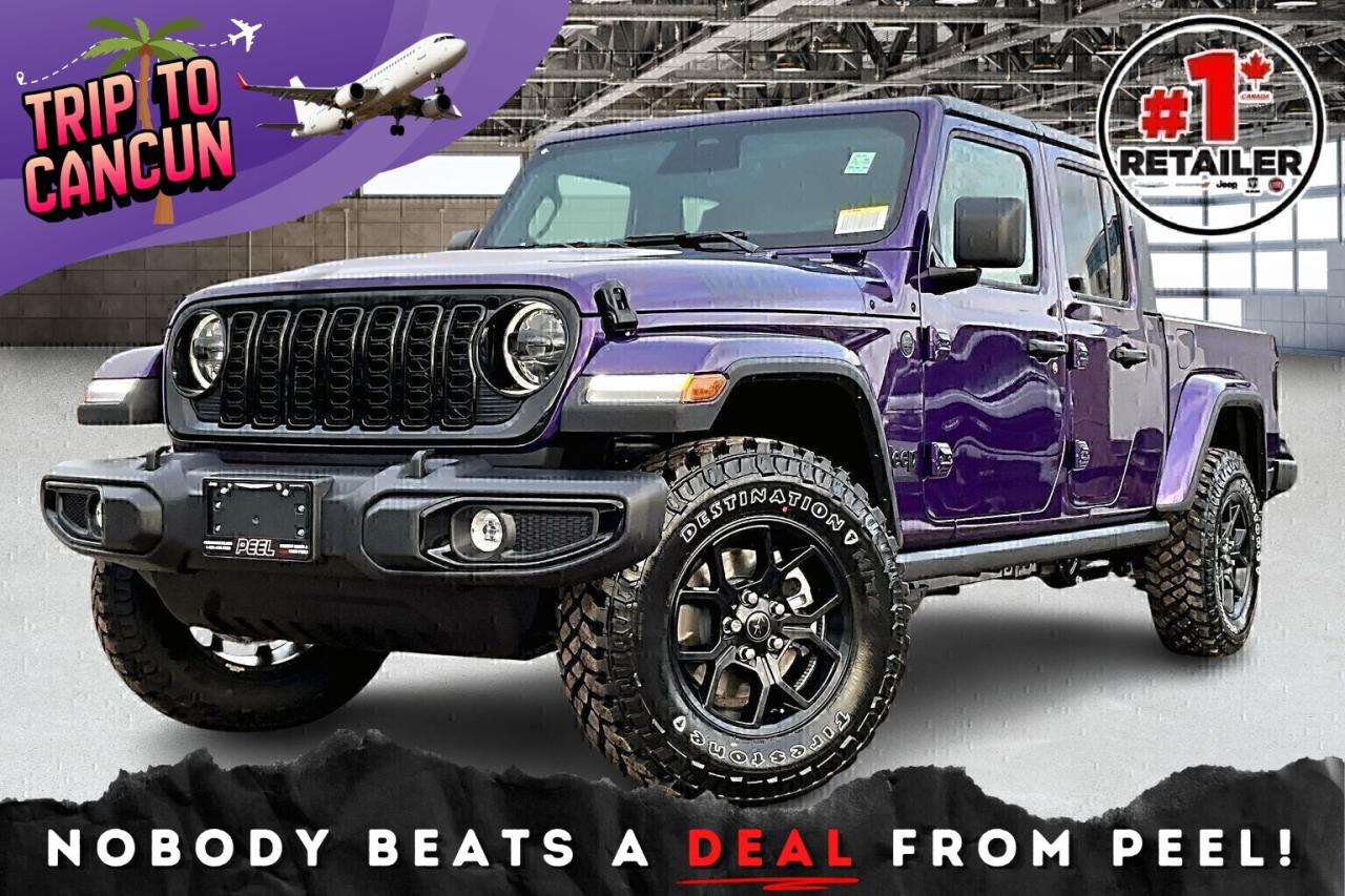 Get a Roundtrip Airfare and 3 Night Accommodation included for Two (2) people with ANY New Car Purchase at Advertised Price*Engage & Explore with Peel Chrysler, Canadas #1 Stellantis FCA Retailer, 9 years in a row! Whether youre inquiring about our latest offers and specials on New or Used Cars, Trucks, SUVS, or seeking guidance, 1-866-652-6197 connects you directly. Dive deeper online or connect with our team to navigate your automotive journey seamlessly. WE TAKE ALL TRADES & CREDIT. WE SHIP ANYWHERE IN CANADA! OUR TEAM IS READY TO SERVE YOU 7 DAYS! *FREE CarFax (click the link above to check it out at no cost to you!)* ______________________________________________________ Peel Chrysler A Trusted Destination: Based in Mississauga, Port Credit, Ontario, we proudly serve customers from all corners of Ontario and Canada including Toronto, Oakville, North York, Richmond Hill, Ajax, Hamilton, Niagara Falls, Brampton, Thornhill, Scarborough, Vaughan, London, Windsor, Cambridge, Kitchener, Waterloo, Brantford, Sarnia, Pickering, Huntsville, Milton, Woodbridge, Maple, Aurora, Newmarket, Orangeville, Georgetown, Stouffville, Markham,