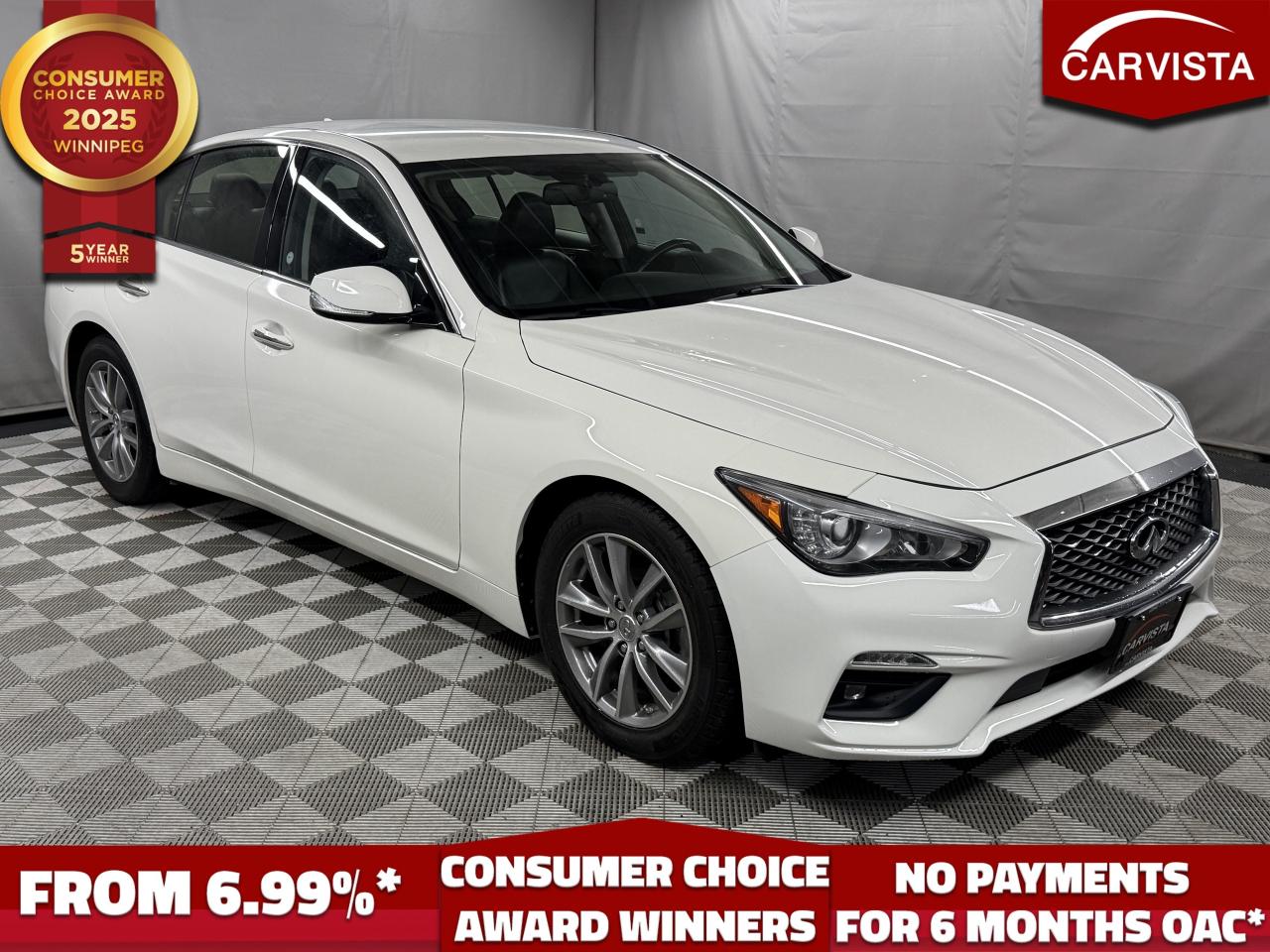 Used 2021 Infiniti Q50 Pure AWD - REMOTE START/CARPLAY/REVERSE CAMERA - for sale in Winnipeg, MB