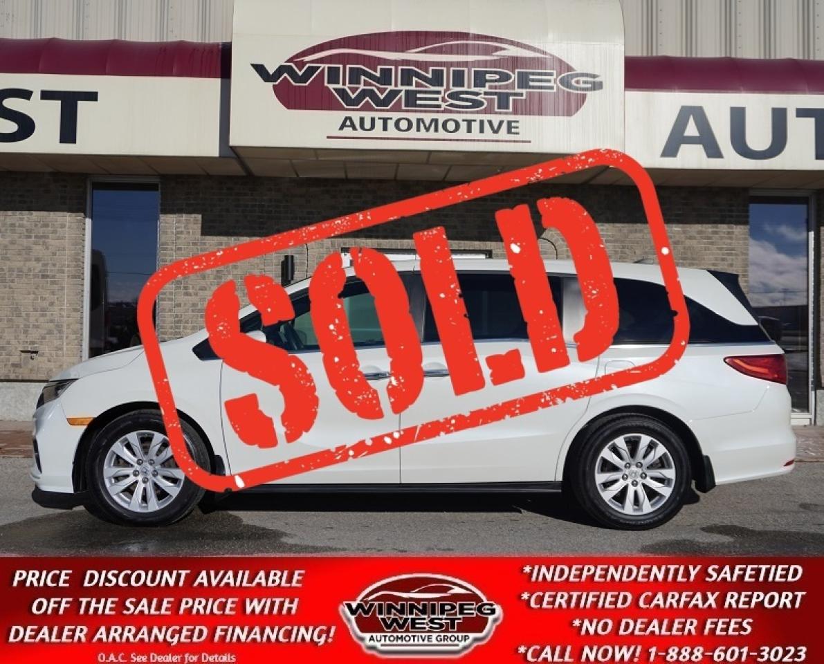 Used 2018 Honda Odyssey LX LOADED, LOCAL MB, HEATED SEATS, REMOTE START! for sale in Headingley, MB