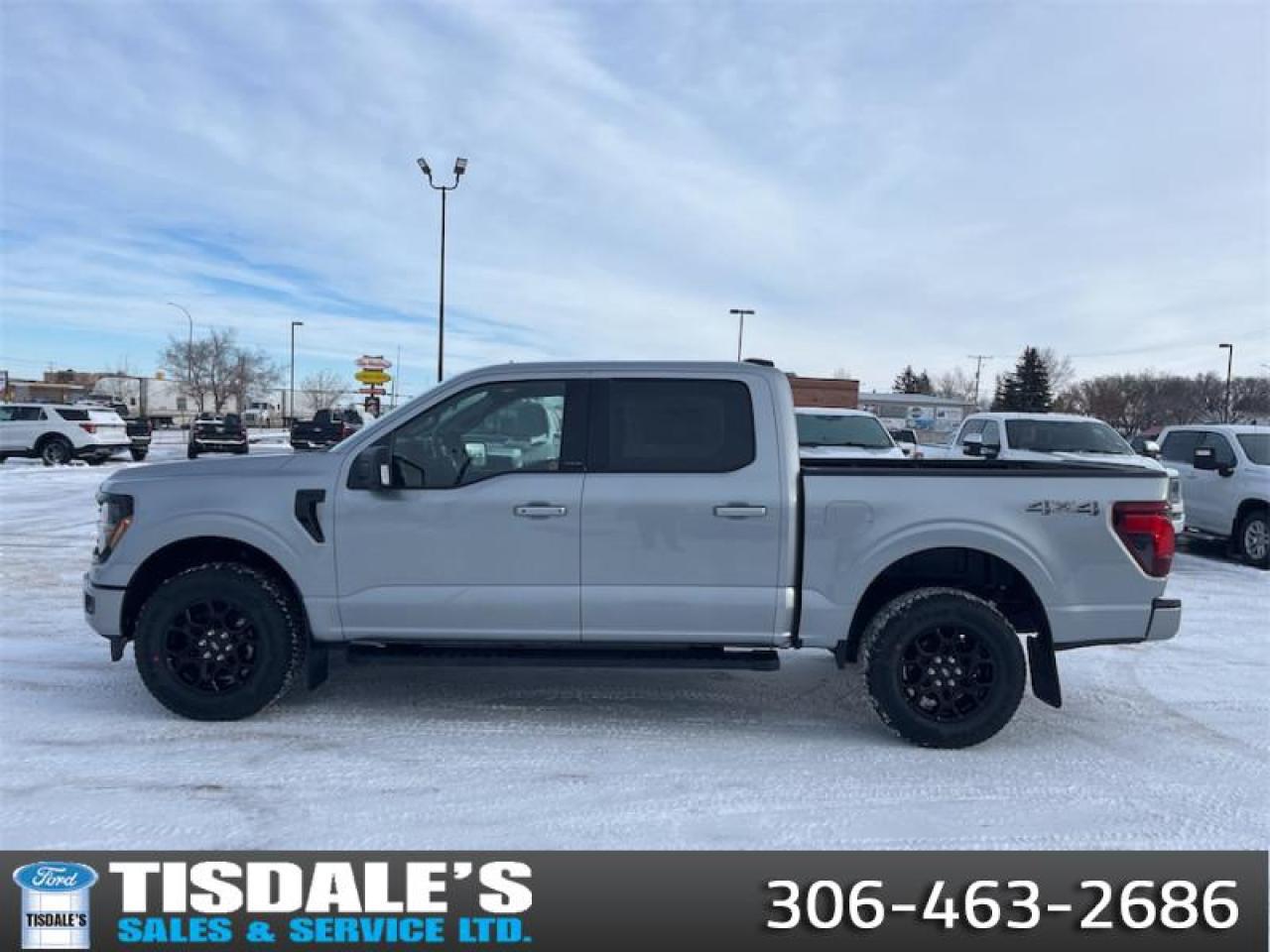 <b>18 Wheels, Tow Package, XLT Black Appearance Package, Spray-in Bedliner!</b><br> <br> <br> <br>Check out the large selection of new Fords at Tisdales today!<br> <br>From powerful engines to smart tech, theres an F-150 to fit all aspects of your life. <br> <br>Just as you mold, strengthen and adapt to fit your lifestyle, the truck you own should do the same. The Ford F-150 puts productivity, practicality and reliability at the forefront, with a host of convenience and tech features as well as rock-solid build quality, ensuring that all of your day-to-day activities are a breeze. Theres one for the working warrior, the long hauler and the fanatic. No matter who you are and what you do with your truck, F-150 doesnt miss.<br> <br>This Iconic Silver Metallic Crew Cab 4X4 pickup has an Automatic transmission and is powered by a 400HP 3.5L V6 Cylinder Engine. <br> <br> Our F-150s trim level is XLT. This XLT trim steps things up with running boards and dual-zone climate control, along with great standard features such as class IV tow equipment with trailer sway control, remote keyless entry, cargo box lighting, and a 12-inch infotainment screen powered by SYNC 4 featuring SiriusXM satellite radio, Apple CarPlay, Android Auto and FordPass Connect 5G internet hotspot. Safety features also include blind spot detection, lane keep assist with lane departure warning, front and rear collision mitigation and automatic emergency braking. This vehicle has been upgraded with the following features: 18 Wheels, Tow Package, XLT Black Appearance Package, Spray-in Bedliner.<br><br> View the original window sticker for this vehicle with this url <b><a href=http://www.windowsticker.forddirect.com/windowsticker.pdf?vin=1FTFW3L84SKF97284 target=_blank>http://www.windowsticker.forddirect.com/windowsticker.pdf?vin=1FTFW3L84SKF97284</a></b>.<br> <br>To apply right now for financing use this link: <a href=http://www.tisdales.com/shopping-tools/apply-for-credit.html target=_blank>http://www.tisdales.com/shopping-tools/apply-for-credit.html</a><br><br> <br/> Total  rebate of $7500 is reflected in the price.   4.99% financing for 84 months. <br> Buy this vehicle now for the lowest bi-weekly payment of <b>$479.60</b> with $0 down for 84 months @ 4.99% APR O.A.C. ( Plus applicable taxes -  $699 administration fee included in sale price.   ).  Incentives expire 2026-01-27.  See dealer for details. <br> <br>Tisdales is not your standard dealership. Sales consultants are available to discuss what vehicle would best suit the customer and their lifestyle, and if a certain vehicle isnt readily available on the lot, one will be brought in. o~o