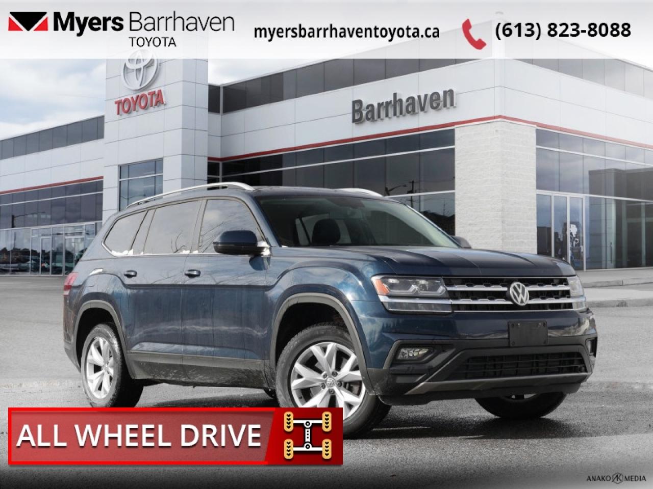 Used 2018 Volkswagen Atlas Comfortline 3.6 FSI  - Aluminum Wheels - $210 B/W for sale in Ottawa, ON