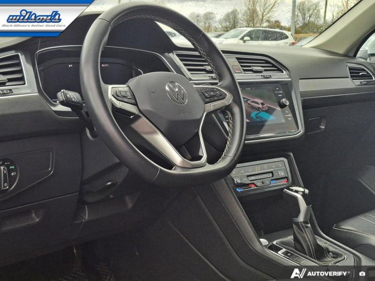 2024 Volkswagen Tiguan Comfortline AWD | Panoramic Sunroof | Leather | Heated Seats | CarPlay + Android | Rear Cam & More ! Photo