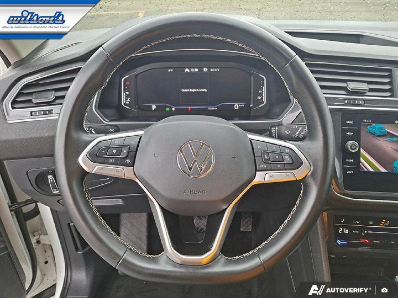 2024 Volkswagen Tiguan Comfortline AWD | Panoramic Sunroof | Leather | Heated Seats | CarPlay + Android | Rear Cam & More ! Photo
