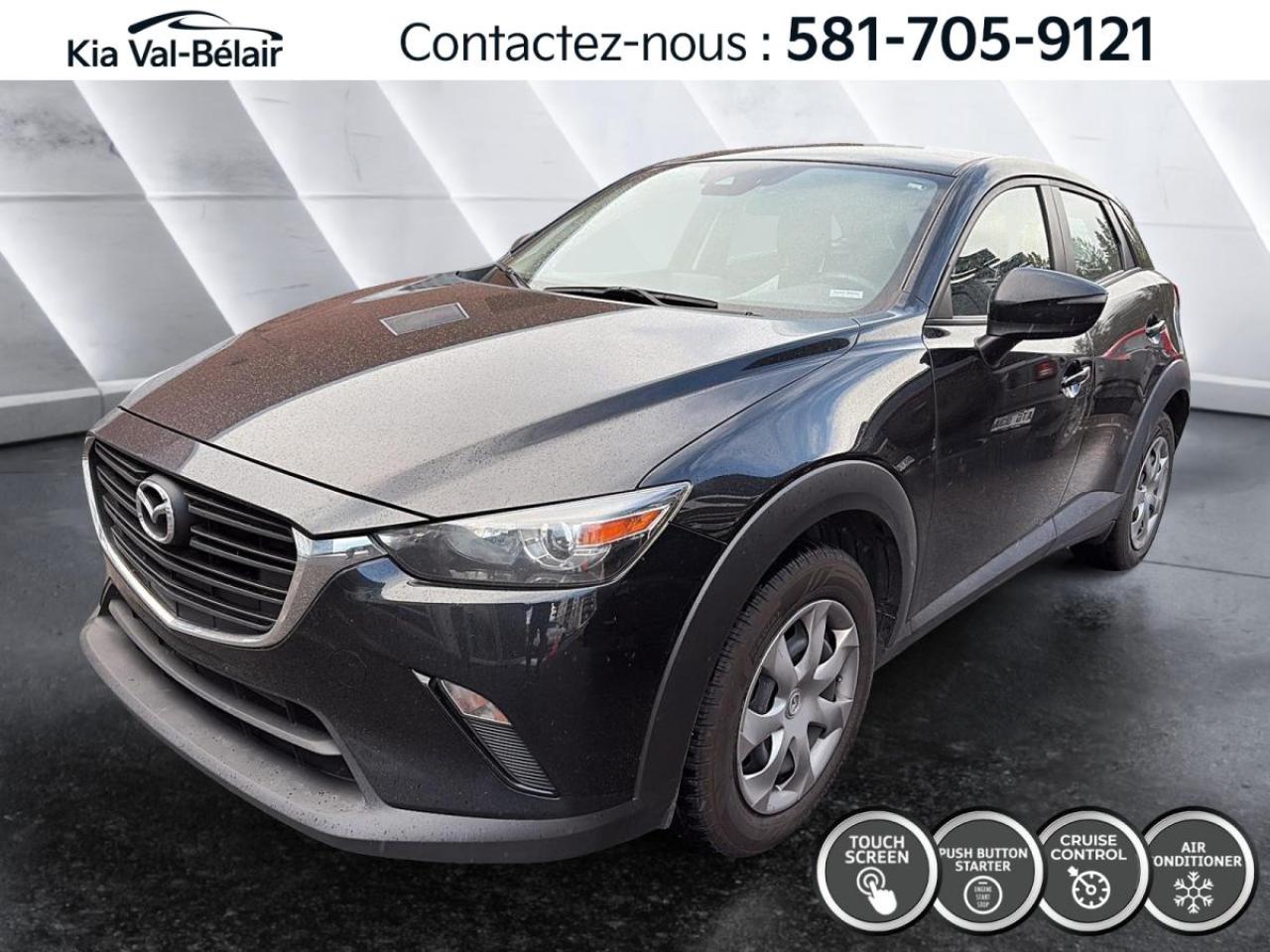 Used 2019 Mazda CX-3 GX * CAMÉRA * CRUISE * BLUETOOTH * A/C * CARPLAY for sale in Québec, QC