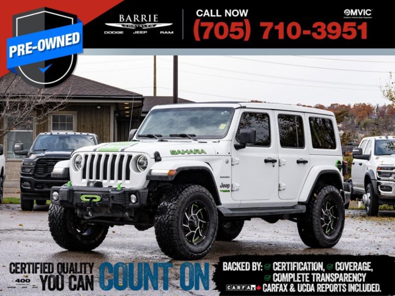Used 2019 Jeep Wrangler Unlimited Sahara for sale in Barrie, ON