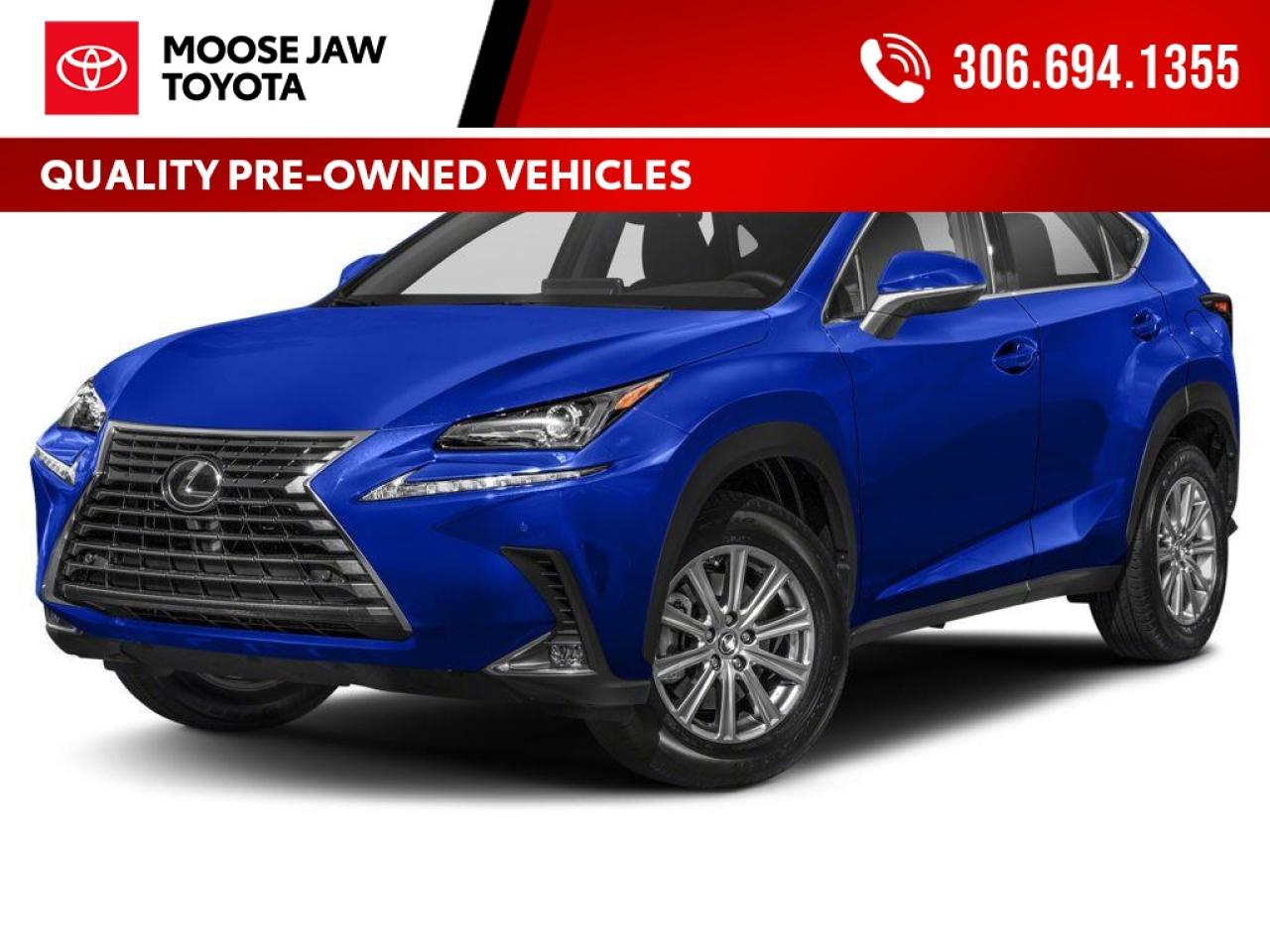 Used 2019 Lexus NX 300 Low mileage and performance-focused. This NX 300 F SPORT blends bold style, premium comfort, and responsive handling in a luxury compact SUV. for sale in Moose Jaw, SK