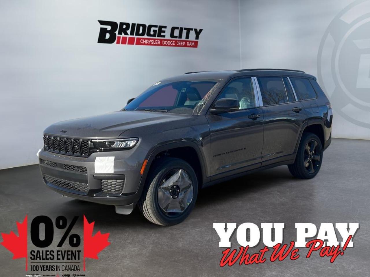 New 2025 Jeep Grand Cherokee L Laredo Power Liftgate, Seating for 7 for sale in Lethbridge, AB