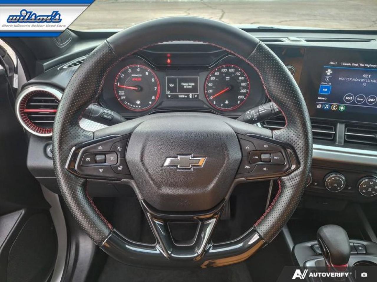 2024 Chevrolet Trax 1RS | Sunroof | Heated Wheel + Seats | CarPlay + Android | Rear Camera | Alloy Wheels and More ! Photo