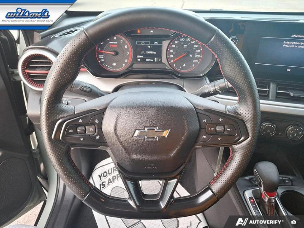 2024 Chevrolet Trax 1RS | Sunroof | Heated Wheel + Seats | CarPlay + Android | Rear Camera | Alloy Wheels and More ! Photo