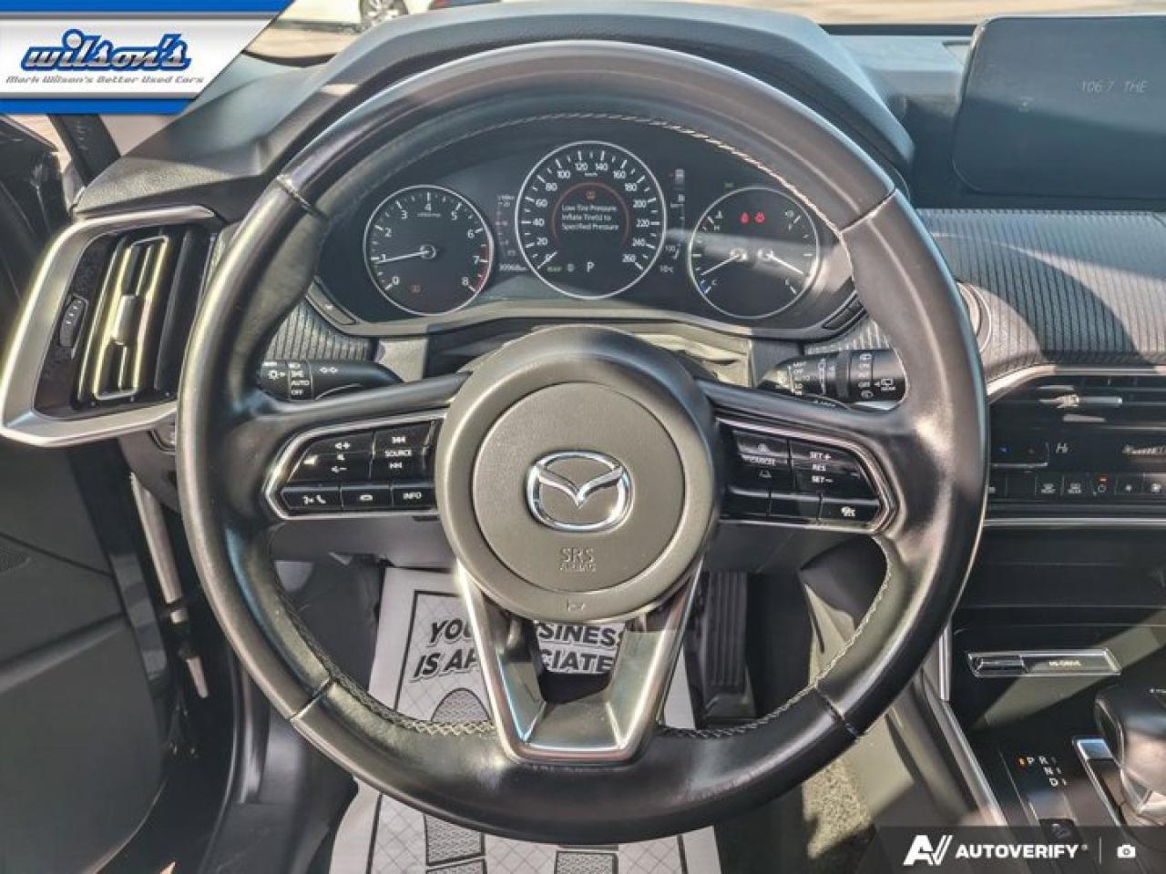 2024 Mazda CX-90 MHEV GS-L AWD | Mild Hybrid | 8 Passenger | BSM | Lane Keep Assist | Heated Seats + Steering | and More ! Photo