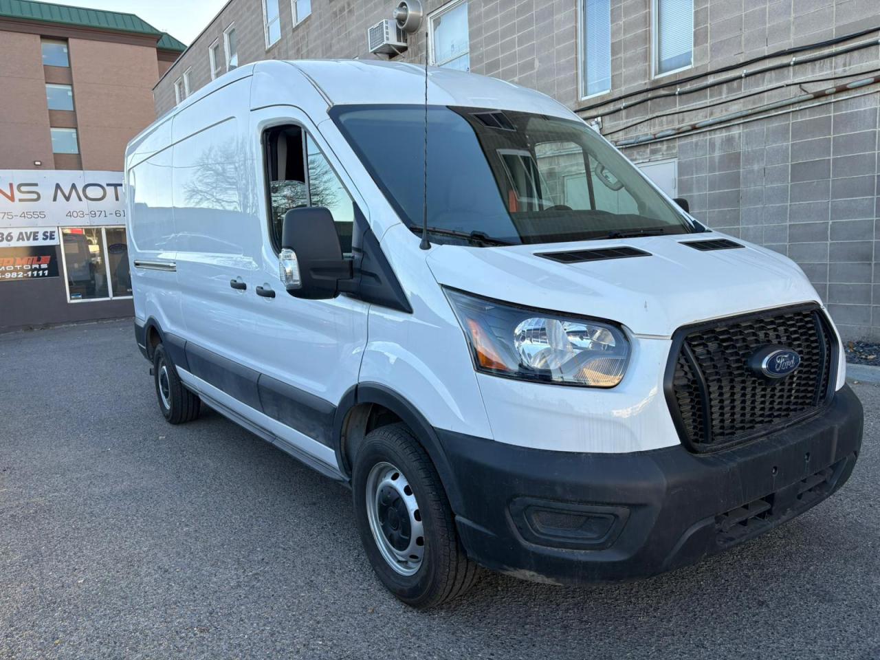 Used 2021 Ford Transit 250 Van T-250 148 Med Rf 9070 GVWR RWD for sale in Calgary, AB