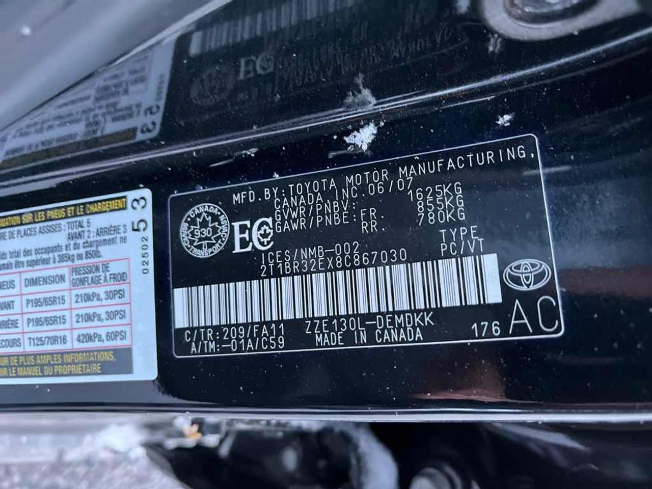 2008 Toyota Corolla LE Photo