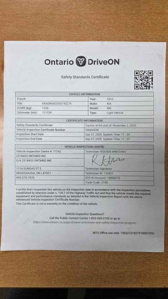 2016 Kia Rio EX+ w/Sunroof/Backup Cam - Photo #24