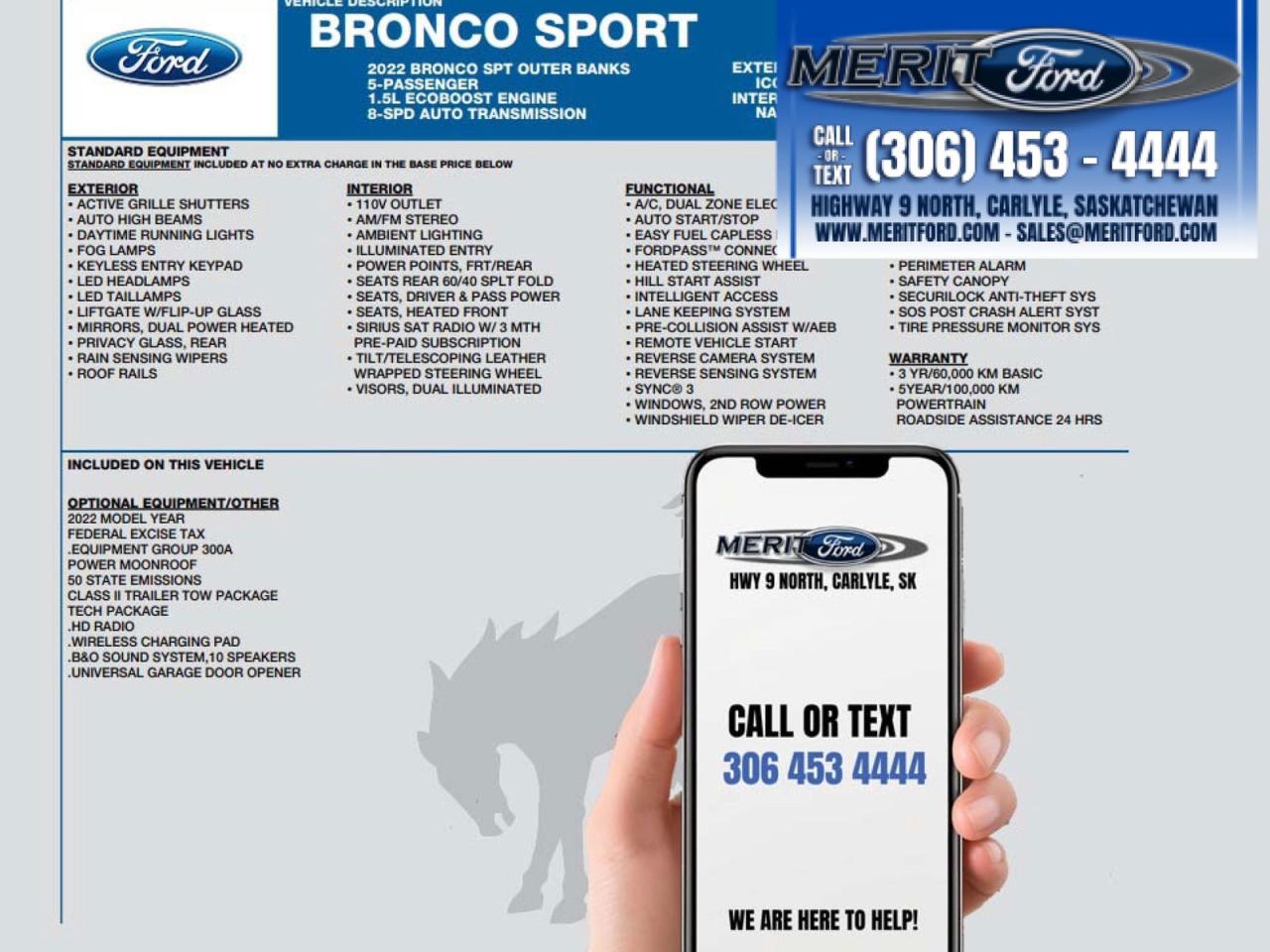 2022 Ford Bronco Sport Outer Banks 300A, Tech Package ++ Photo5