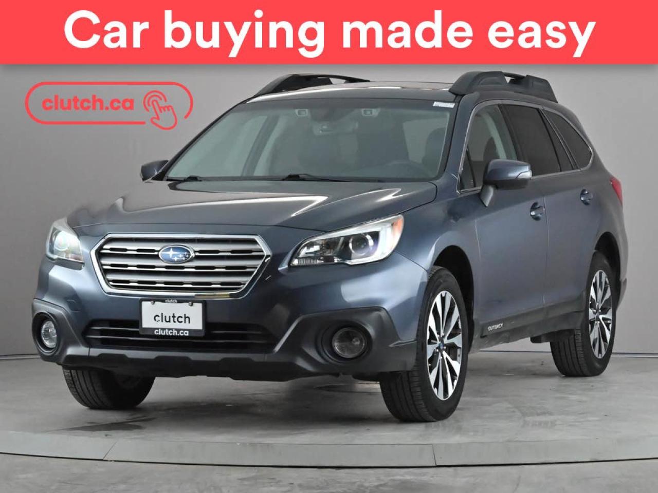 Used 2017 Subaru Outback Limited AWD w/ EyeSight w/ Nav, Heated Front Seats, Rearview Cam for sale in Toronto, ON