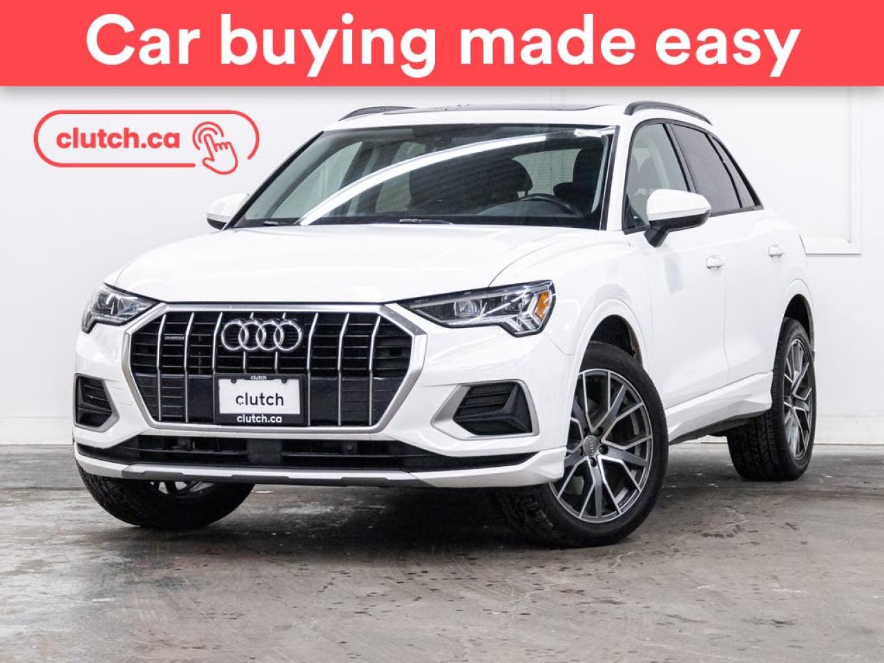 Used 2021 Audi Q3 45 Komfort AWD w/ Apple CarPlay & Android Auto, Panoramic Moonroof, Heated Front Seats for sale in Toronto, ON