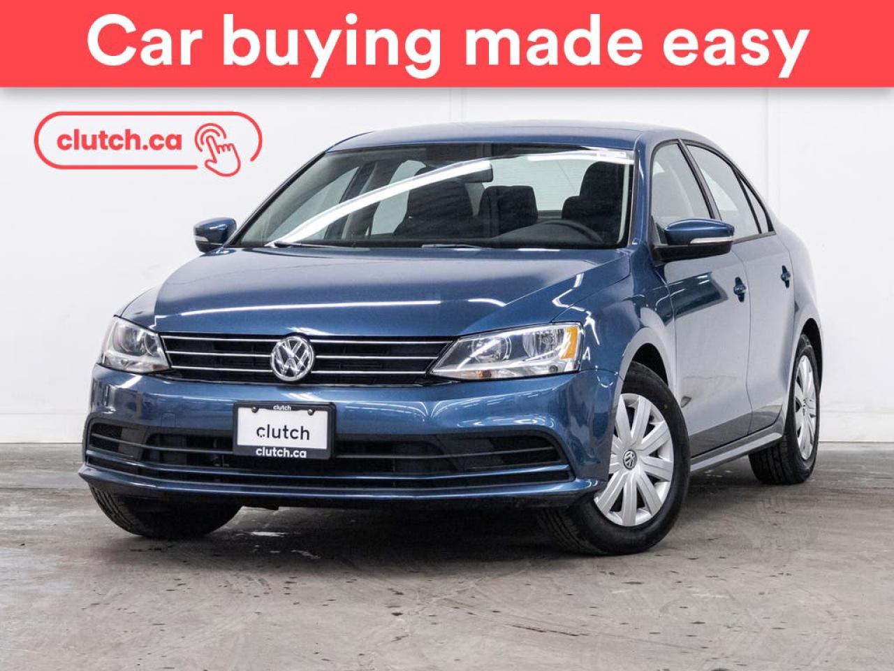 Used 2016 Volkswagen Jetta Trendline + w/ Apple CarPlay & Android Auto, Rearview Camera, for sale in Toronto, ON