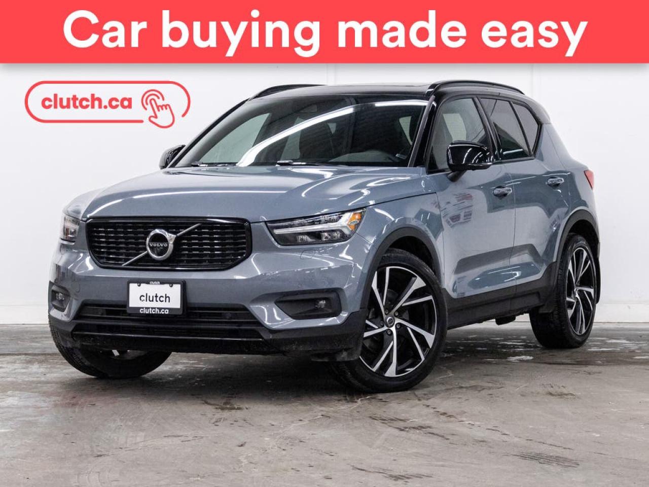 Used 2022 Volvo XC40 T5 R-Design AWD w/ Apple CarPlay, Nav, Sunroof for sale in Toronto, ON