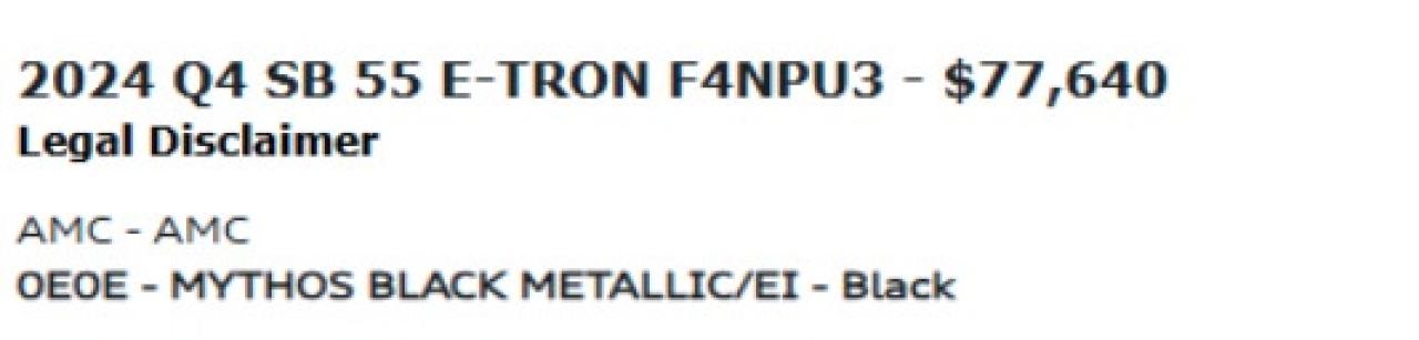 2024 Audi Q4 e-tron Sportback 55 | S-LINE | CARPLAY | 19 IN Photo