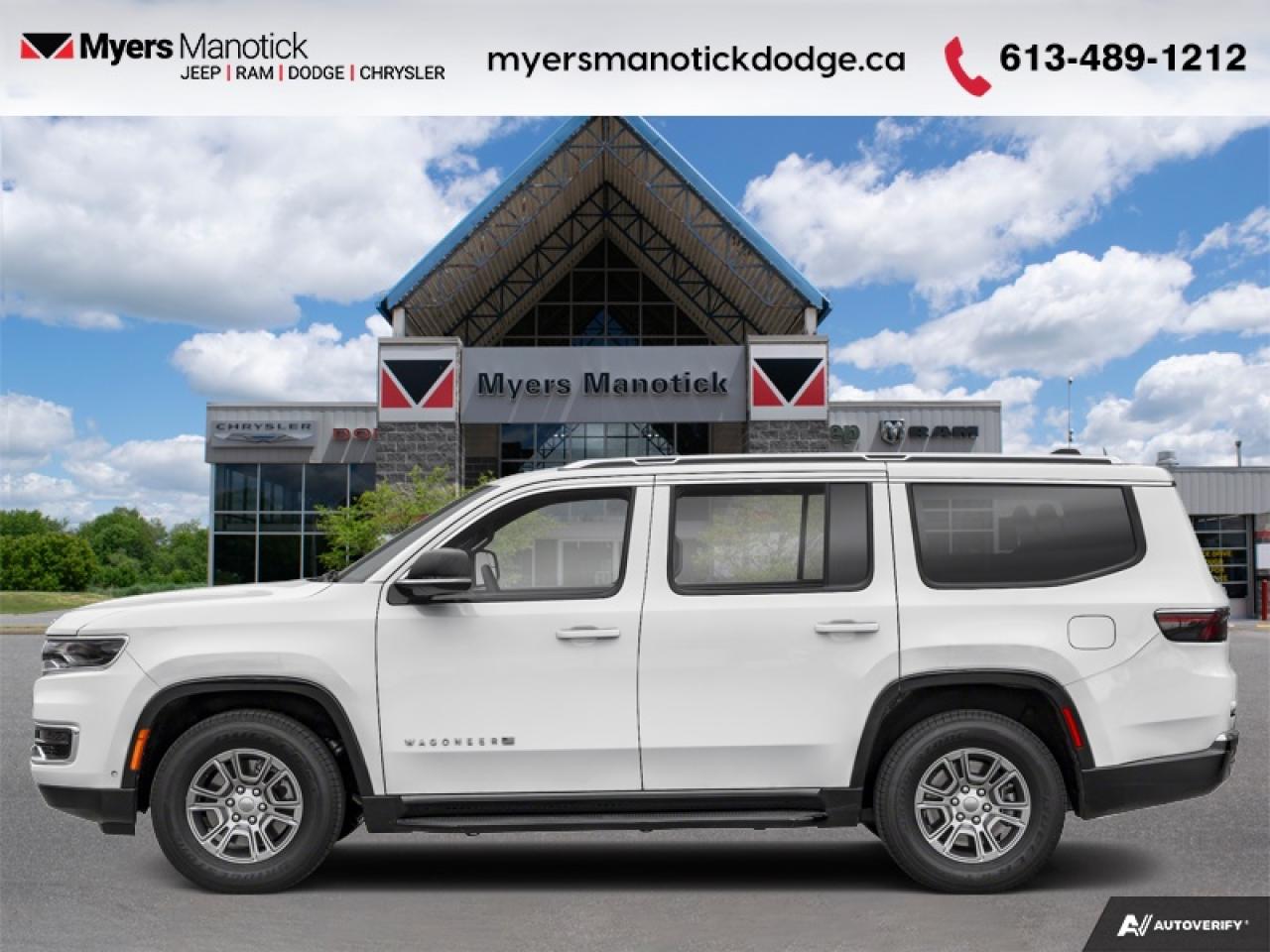 New 2025 Jeep Wagoneer 4x4  - Sunroof -  Leather Seats for sale in Ottawa, ON