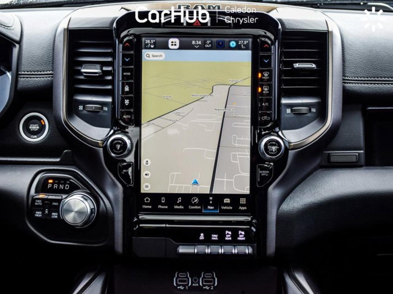 2023 RAM 1500 Sport 4x4 Crew Cab 5'7"Box 5.7L HEMI Pano Sunroof Leather 12"Display Photo3