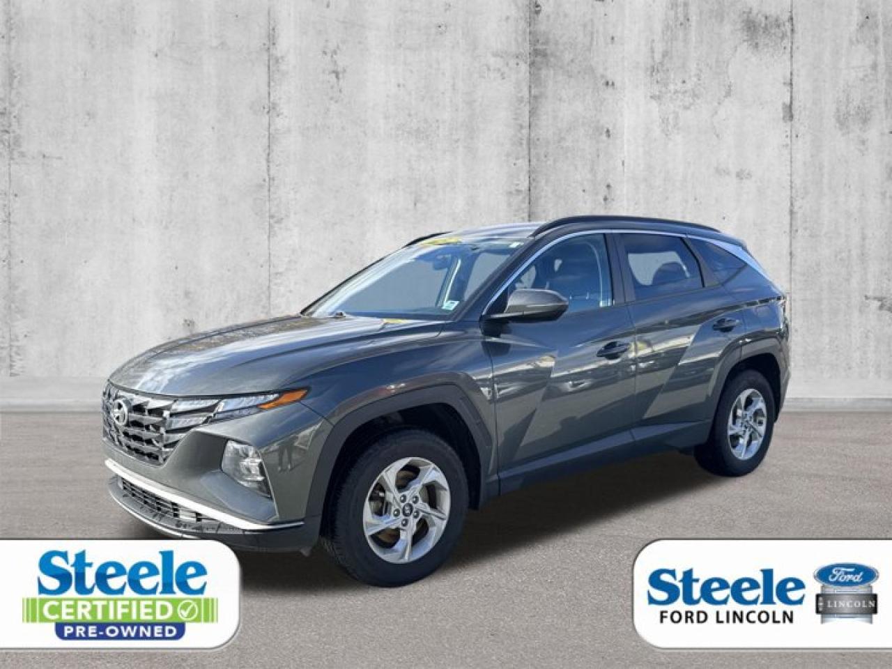 Odometer is 3457 kilometers below market average!Amazon Gray2022 Hyundai Tucson PreferredAWD 8-Speed Automatic with SHIFTRONIC I4VALUE MARKET PRICING!!, AWD.ALL CREDIT APPLICATIONS ACCEPTED! ESTABLISH OR REBUILD YOUR CREDIT HERE. APPLY AT https://steeleadvantagefinancing.com/6198 We know that you have high expectations in your car search in Halifax. So if youre in the market for a pre-owned vehicle that undergoes our exclusive inspection protocol, stop by Steele Ford Lincoln. Were confident we have the right vehicle for you. Here at Steele Ford Lincoln, we enjoy the challenge of meeting and exceeding customer expectations in all things automotive.