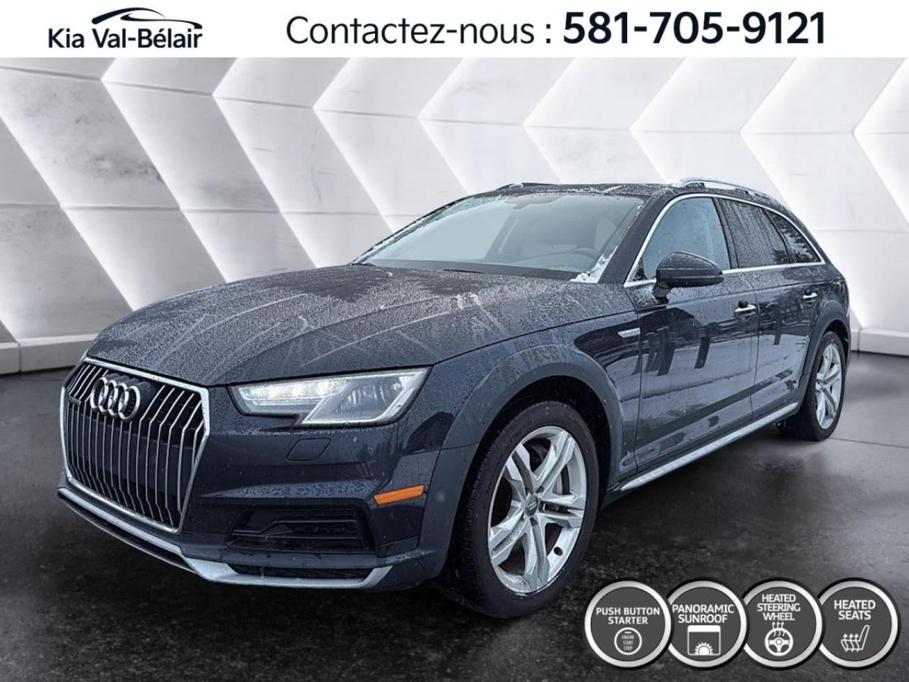 Used 2017 Audi A4 ALLROAD KOMFORT *TURBO *TOIT PANO *CUIR *GPS *SIÈGES CHAUFF for sale in Québec, QC