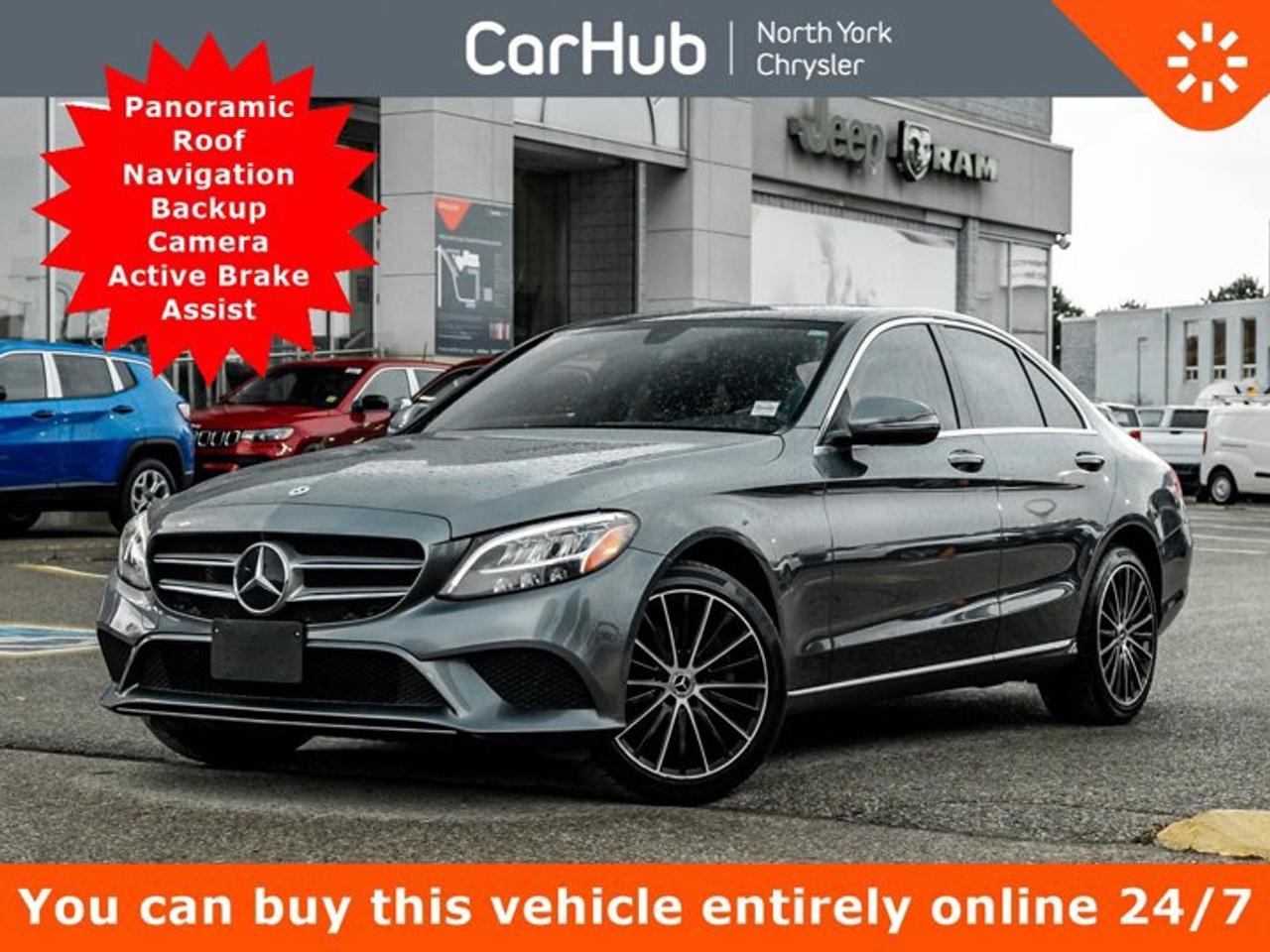 <p>Only 82,746 Kilometers! This Mercedes-Benz C-Class delivers a Intercooled Turbo Premium Unleaded I-4 2.0 L/121 engine powering this Automatic transmission. Window Grid Antenna, Wheels: 17 10-Spoke, Valet Function.</p><p>This Mercedes-Benz C-Class Features the Following Options <br />Urethane Gear Shifter Material, Trunk Rear Cargo Access, Trip Computer, Transmission: 9G-TRONIC Automatic, Transmission w/Driver Selectable Mode and Sequential Shift Control w/Steering Wheel Controls, Tires: 17 All-Season Run-Flat, Strut Front Suspension w/Coil Springs, Streaming Audio, Smart Device Remote Engine Start, Smart Device Integration.</p><p>Drive Happy with CarHub<br />*** All-inclusive, upfront prices -- no haggling, negotiations, pressure, or games *** Purchase or lease a vehicle and receive a $1000 CarHub Rewards card for service. *** Purchase this vehicle fully online on CarHub websites</p><p>Transparency Statement<br />USED VEHICLES: Online prices and payments are for finance purchases -- please note there is a $850 safety certification fee. if not Certified, then as per OMVIC Regulations the vehicle is deemed to be not drivable and Not Certified. Cash purchases for used vehicles have a $2,350 surcharge which includes the safety certification (the finance price + $2,350). NEW VEHICLES: New financed vehicles are subject to an $ 850 Processing Fee. New cars priced at over $100,000 including add-ons or accessories are subject to the additional federal luxury tax. While every effort is taken to avoid errors, technical or human error can occur, so please confirm vehicle features, options, materials, and other specs with your CarHub representative. This can easily be done by calling us or by visiting us at the dealership. CarHub used vehicles come standard with 1 key. If we receive more than one key from the previous owner, we include them with the vehicle. Additional keys may be purchased at the time of sale. Ask your Product Advisor for more details. Payments are only estimates derived from a standard term/rate on approved credit. Terms, rates and payments may vary. Prices, rates and payments are subject to change without notice. Please see our website for more details.</p><p> </p>