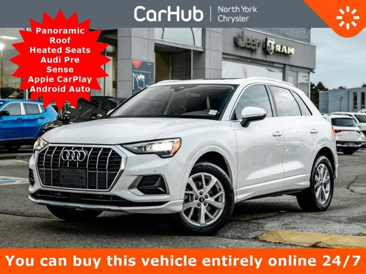 Used 2022 Audi Q3 Progressiv Panoroof Heated Seats Audi Pre Sense Apple CarPlay Android Auto for sale in Thornhill, ON
