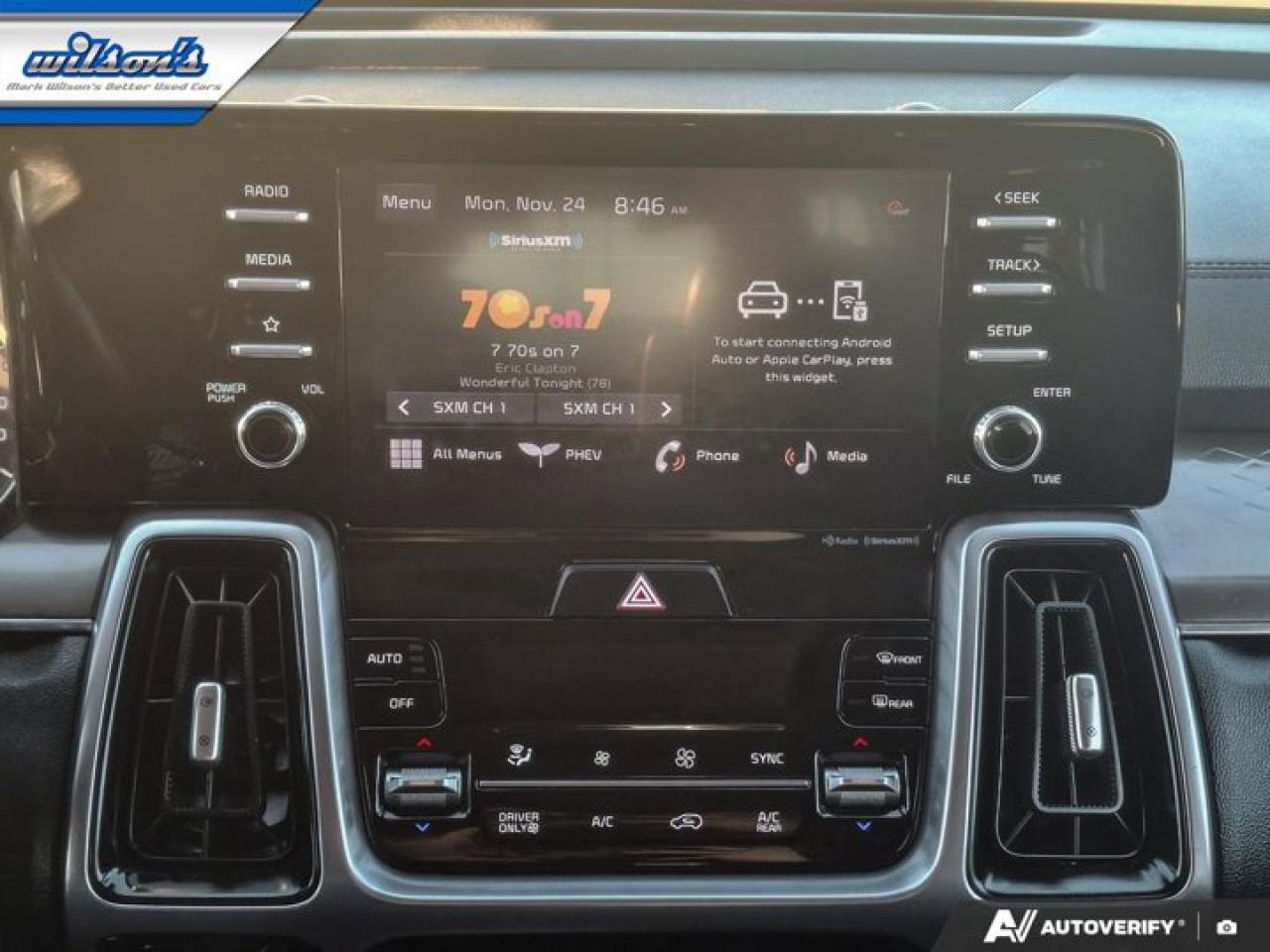 2022 Kia Sorento Plug-In Hybrid EX AWD | PHEV | BSM | Carplay and Android Auto | 2nd Row Captain's Chairs | Heated Seats & More ! Photo
