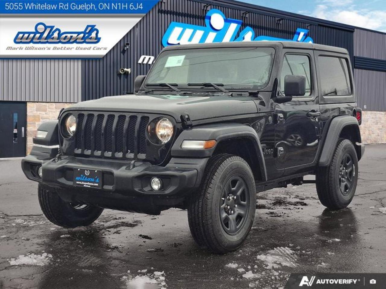 2022 Jeep Wrangler Sport 4X4 | Hard Top | Auto | A/C | CarPlay + Android | Rear Camera | and More ! Photo0