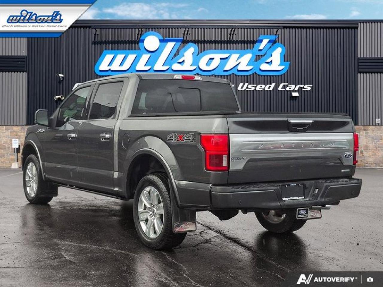 2019 Ford F-150 Platinum 4X4 | Crew | Leather | Pano Roof | 360 Camera | Adaptive Cruise | Tow Pkg | and Much More ! Photo2