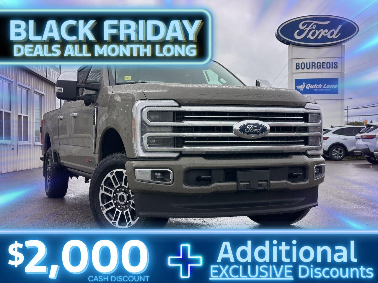 New 2026 Ford F-250 Super Duty SRW PLATINUM 4WD CREW CAB 6.75' BOX for sale in Midland, ON