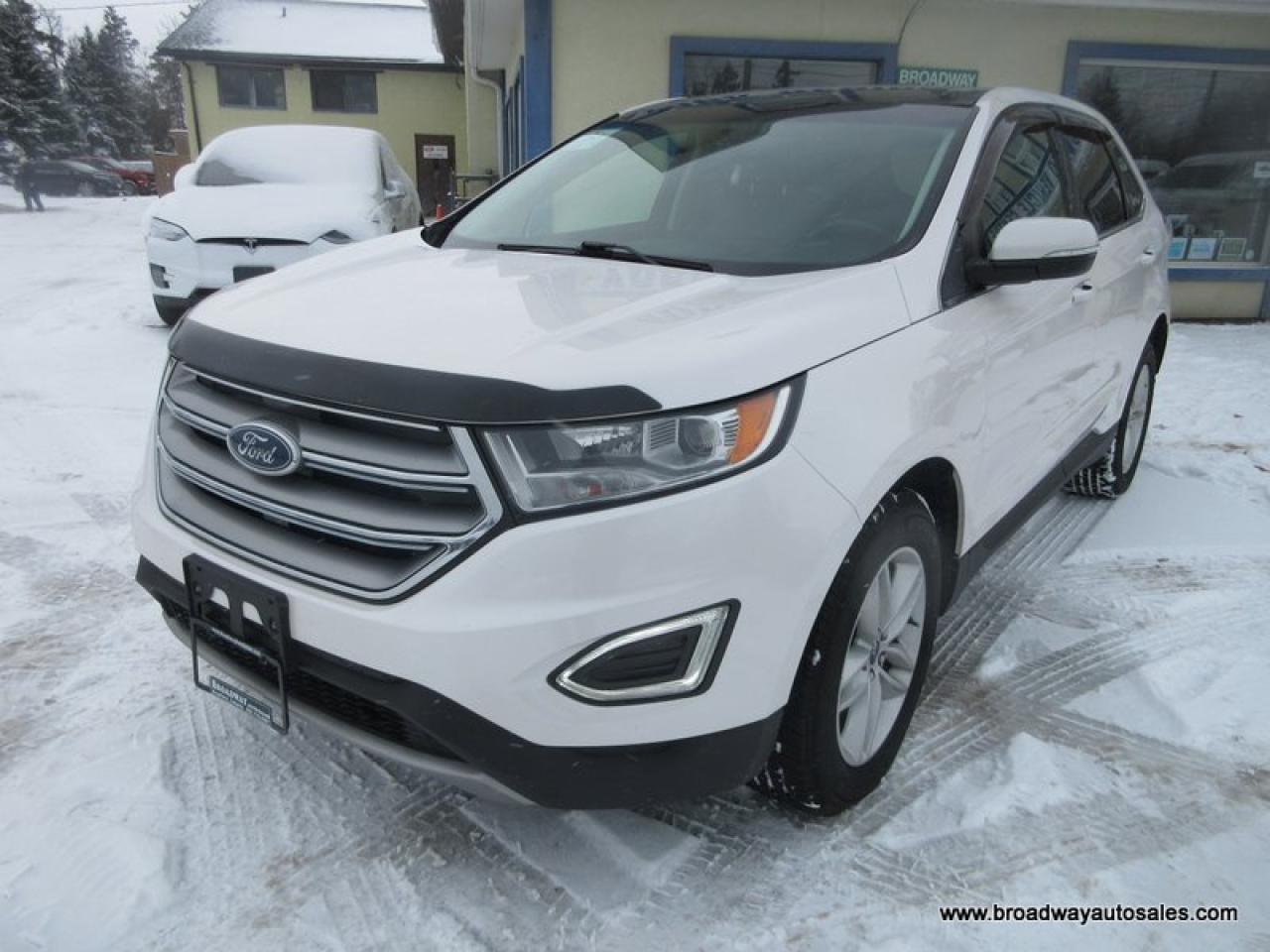 2017 Ford Edge ALL-WHEEL DRIVE SEL-MODEL 5 PASSENGER 2.0L - ECO-BOOST.. NAVIGATION.. PANORAMIC SUNROOF.. LEATHER.. HEATED SEATS & WHEEL.. BACK-UP CAMERA..
