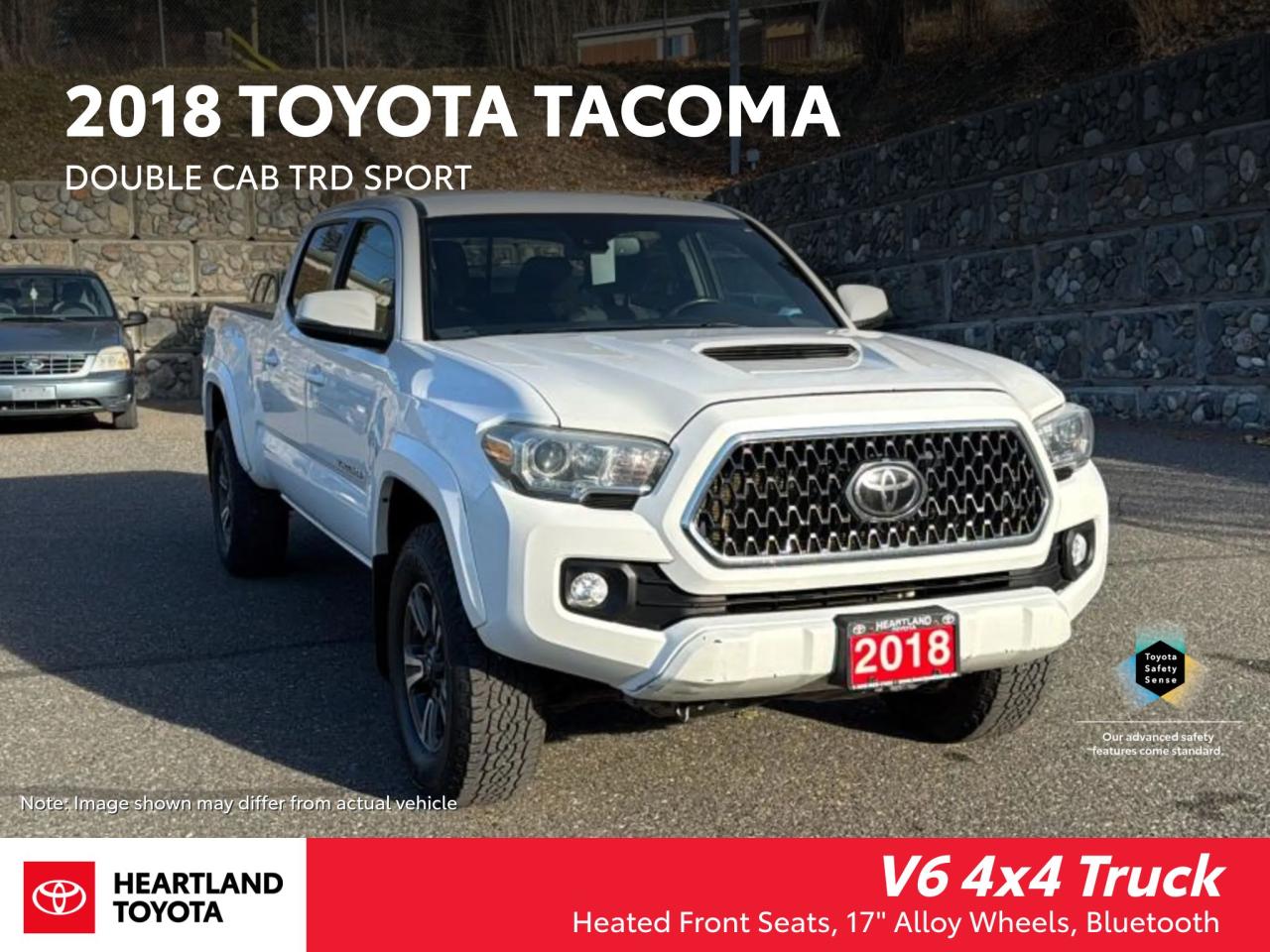 Used 2018 Toyota Tacoma 4X4 Doublecab V6 6A TRD Sport for sale in Williams Lake, BC