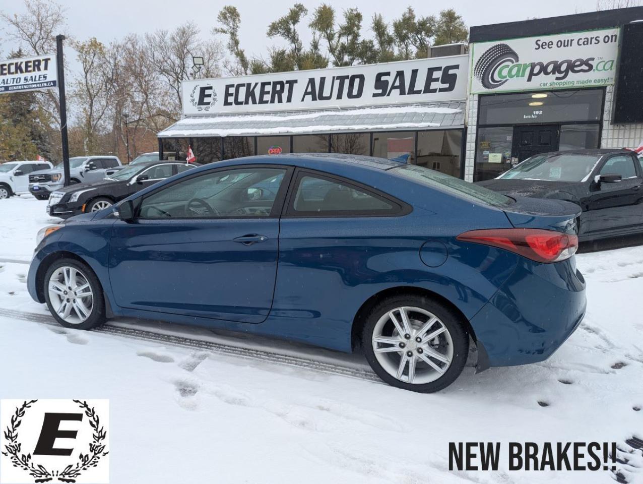 Used 2014 Hyundai Elantra Coupe GLS COUPE WITH A SUNROOF!! for sale in Barrie, ON