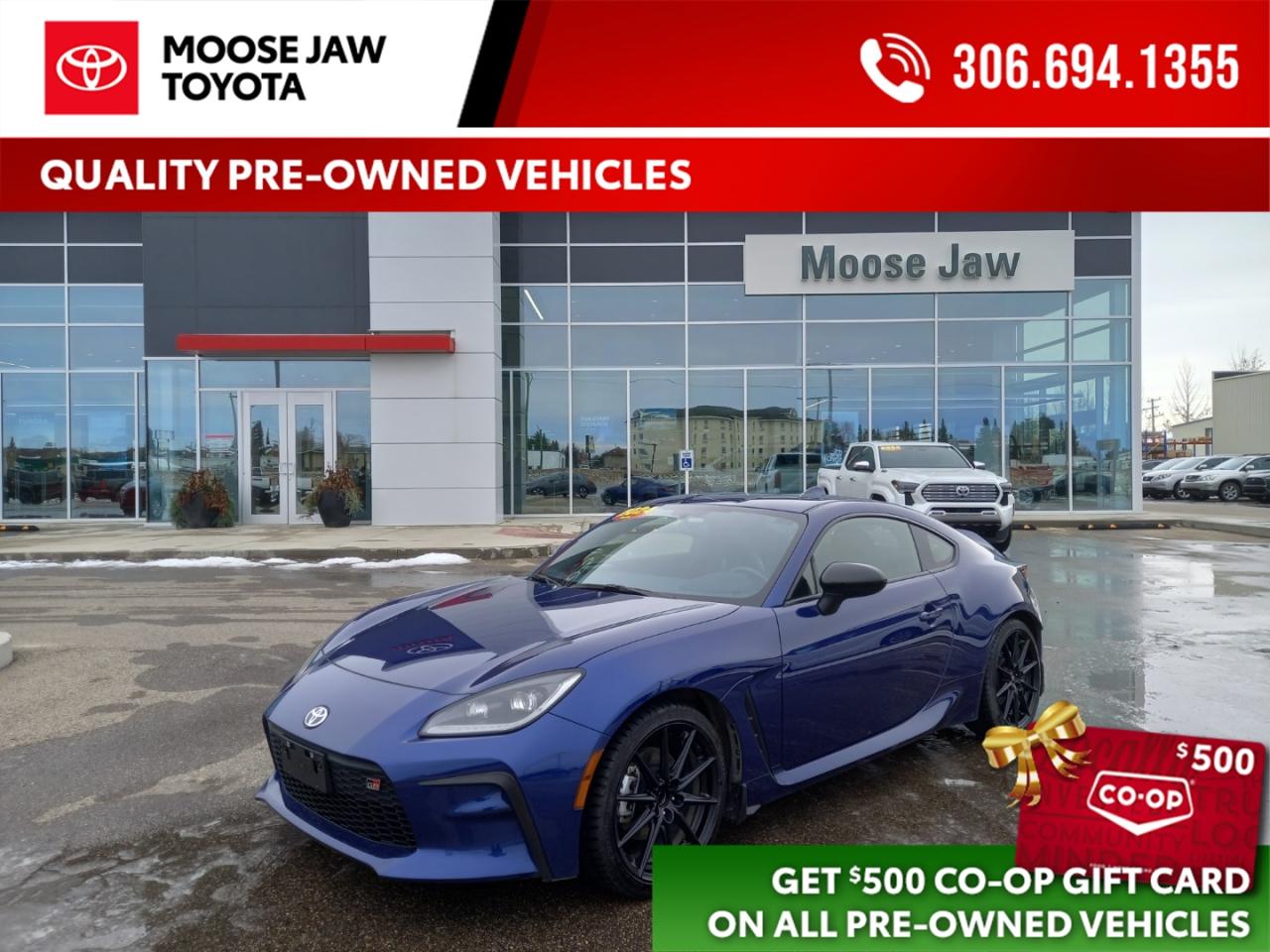 Used 2024 Toyota GR86 Pure driving excitement. The 2024 GR86 Premium delivers sharp handling, sporty design, and premium features for those who live for the road. for sale in Moose Jaw, SK