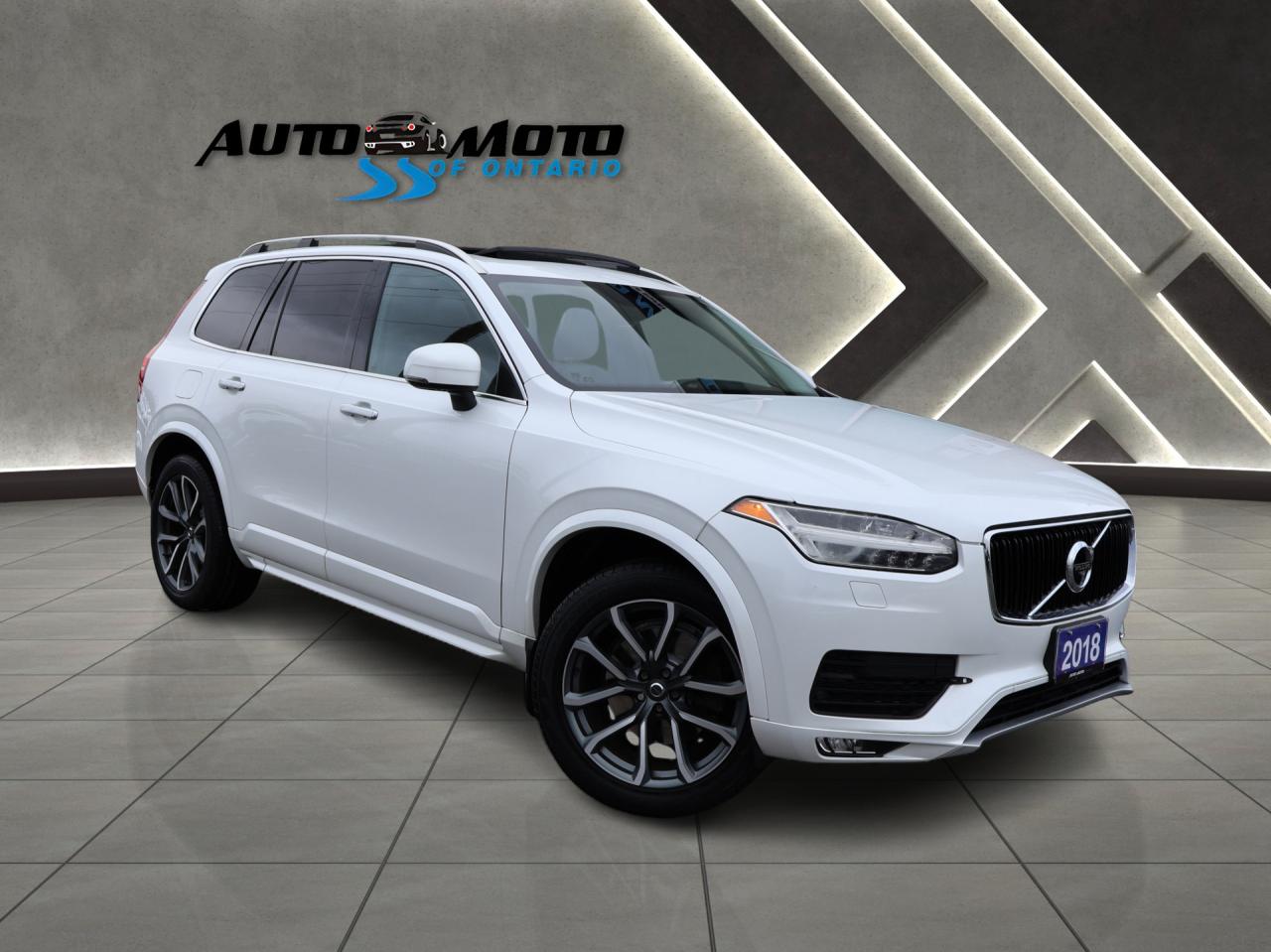 2018 Volvo XC90 T6 MOMENTUM AWD CERTIFIED *VOLVO MAINTAIN* CAMERA NAV BLUETOOTH LEATHER HEATED SEATS PANO ROOF CRUISE ALLOYS