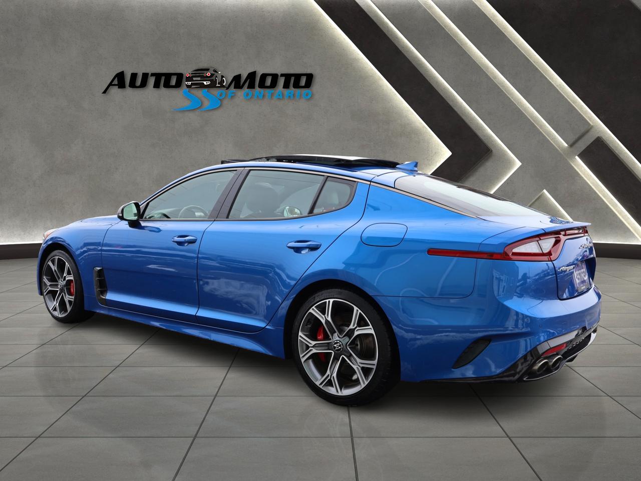 2019 Kia Stinger V6 GT LIMITED AWD CERTIFIED *ACCIDENT FREE*KIA MAINTAIN* CAMERA NAV BLUETOOTH LEATHER HEATED SEATS PANO ROOF CRUISE ALLOYS Photo3