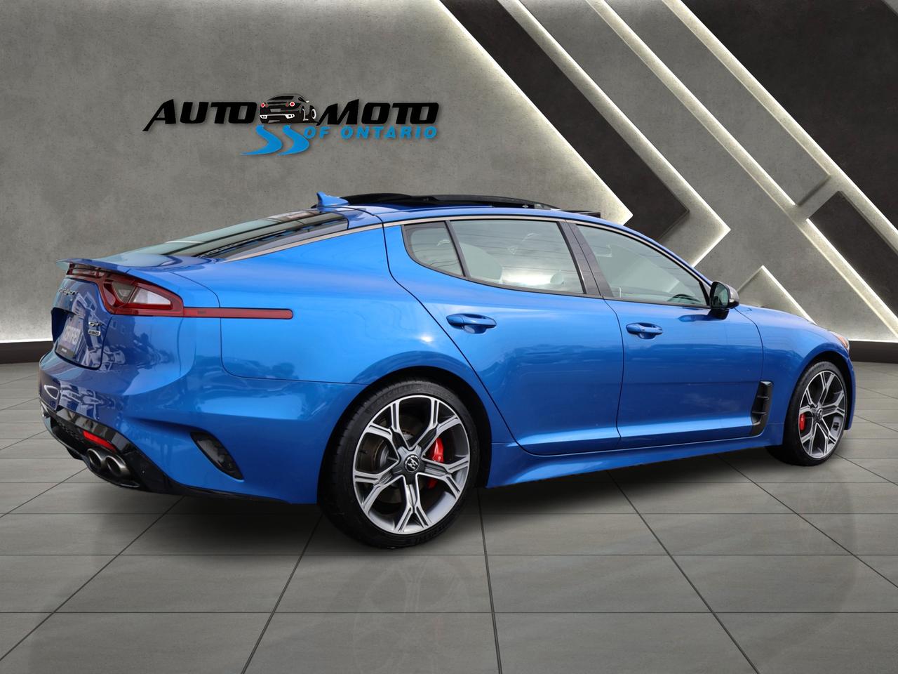 2019 Kia Stinger V6 GT LIMITED AWD CERTIFIED *ACCIDENT FREE*KIA MAINTAIN* CAMERA NAV BLUETOOTH LEATHER HEATED SEATS PANO ROOF CRUISE ALLOYS Photo