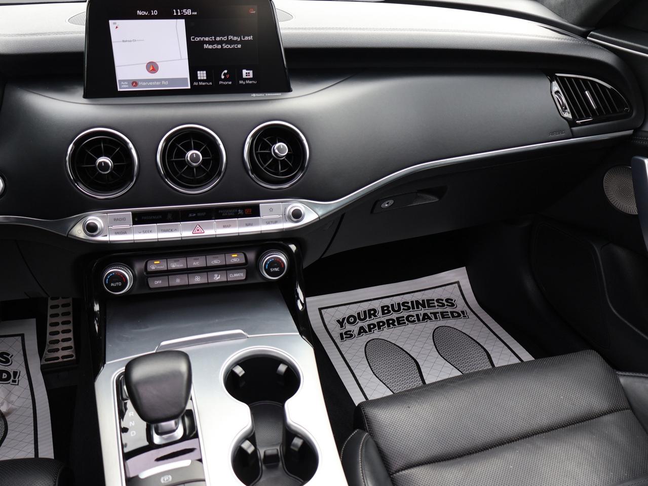 2019 Kia Stinger V6 GT LIMITED AWD CERTIFIED *ACCIDENT FREE*KIA MAINTAIN* CAMERA NAV BLUETOOTH LEATHER HEATED SEATS PANO ROOF CRUISE ALLOYS Photo