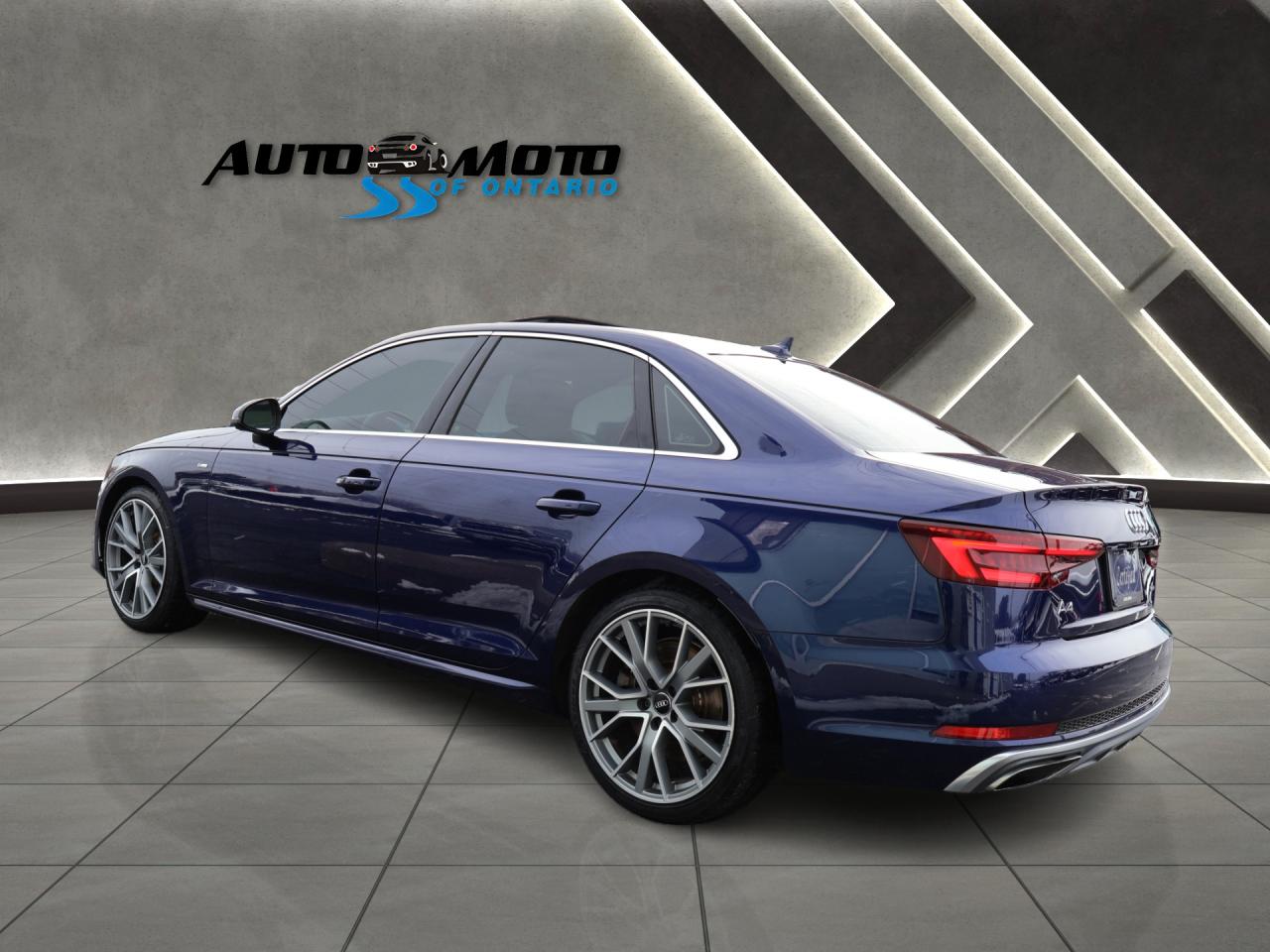 2019 Audi A4 TECH S-LINE AWD CERTIFIED *ACCIDENT FREE* *AUDI MAINTAIN* 360 CAMERA NAV BLUETOOTH LEATHER HEATED SUNROOF CRUISE ALLLOYS Photo3