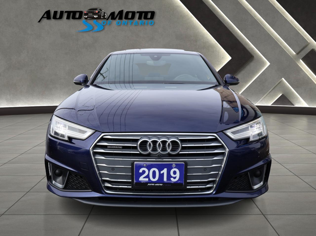 2019 Audi A4 TECH S-LINE AWD CERTIFIED *ACCIDENT FREE* *AUDI MAINTAIN* 360 CAMERA NAV BLUETOOTH LEATHER HEATED SUNROOF CRUISE ALLLOYS - Photo #2