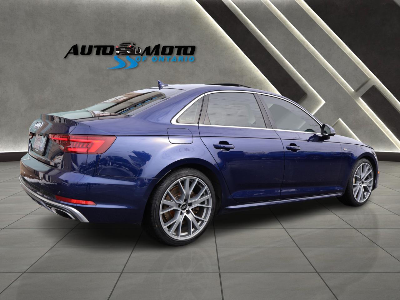 2019 Audi A4 TECH S-LINE AWD CERTIFIED *ACCIDENT FREE* *AUDI MAINTAIN* 360 CAMERA NAV BLUETOOTH LEATHER HEATED SUNROOF CRUISE ALLLOYS - Photo #6