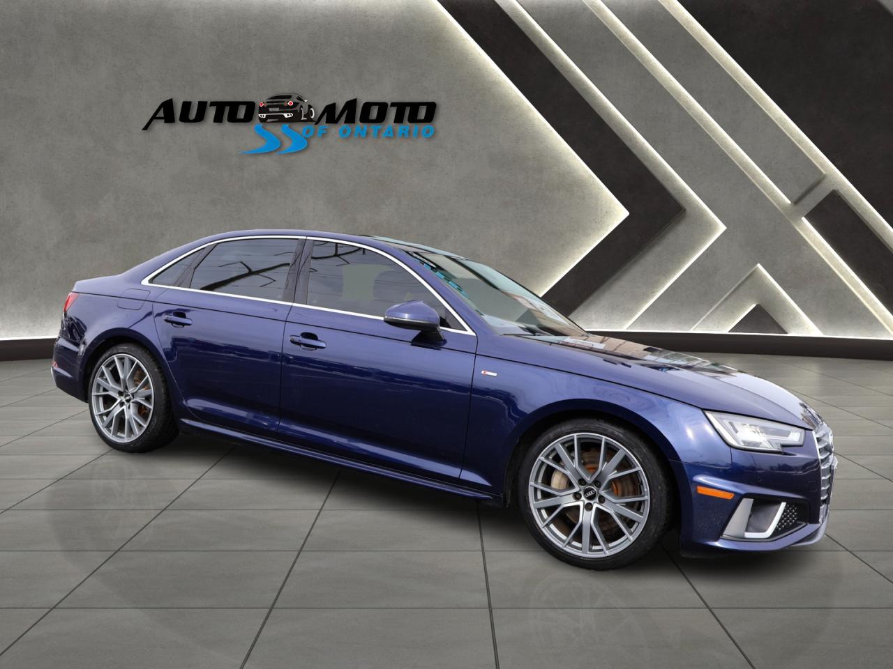 2019 Audi A4 TECH S-LINE AWD CERTIFIED *ACCIDENT FREE* *AUDI MAINTAIN* 360 CAMERA NAV BLUETOOTH LEATHER HEATED SUNROOF CRUISE ALLLOYS - Photo #7